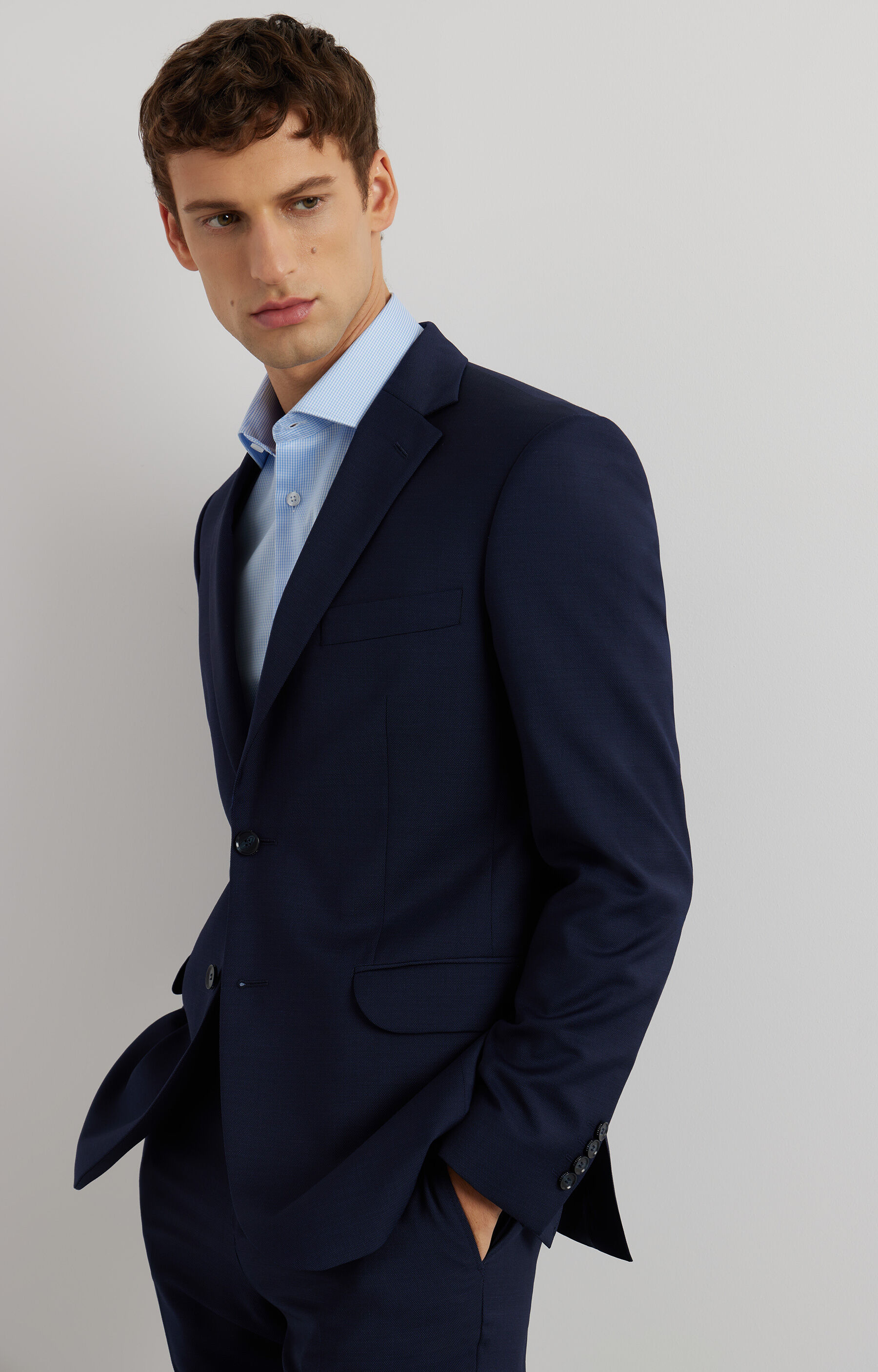 Koszula slim fit w kratkę - 8