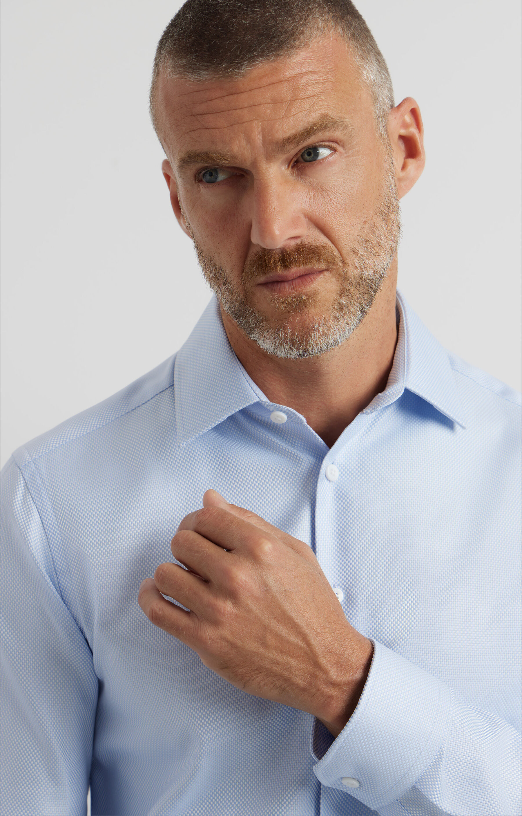 Koszula slim w mikrowzór - 3