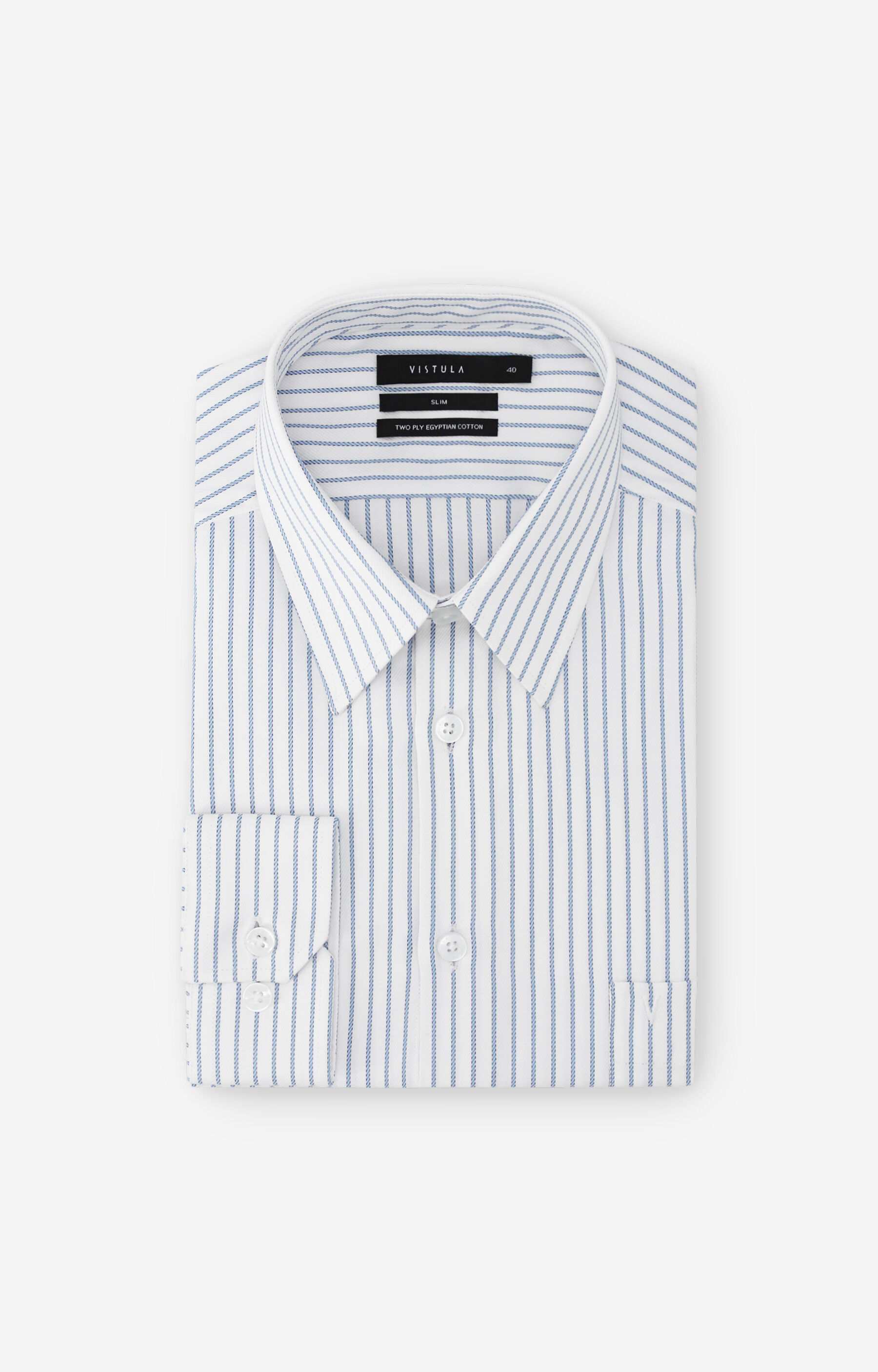 Koszula slim w prążek - 2