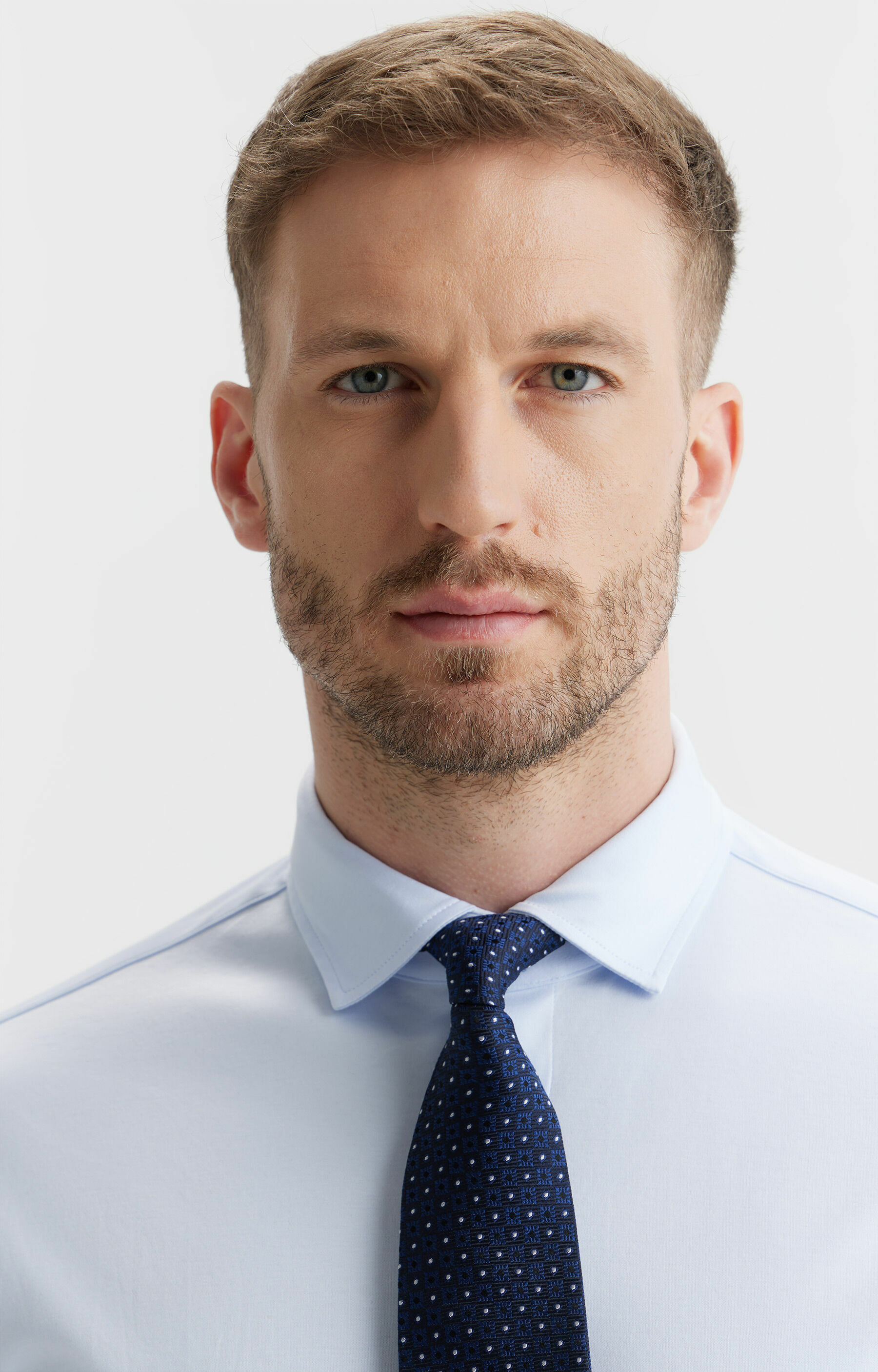 Dzianinowa koszula slim - 8