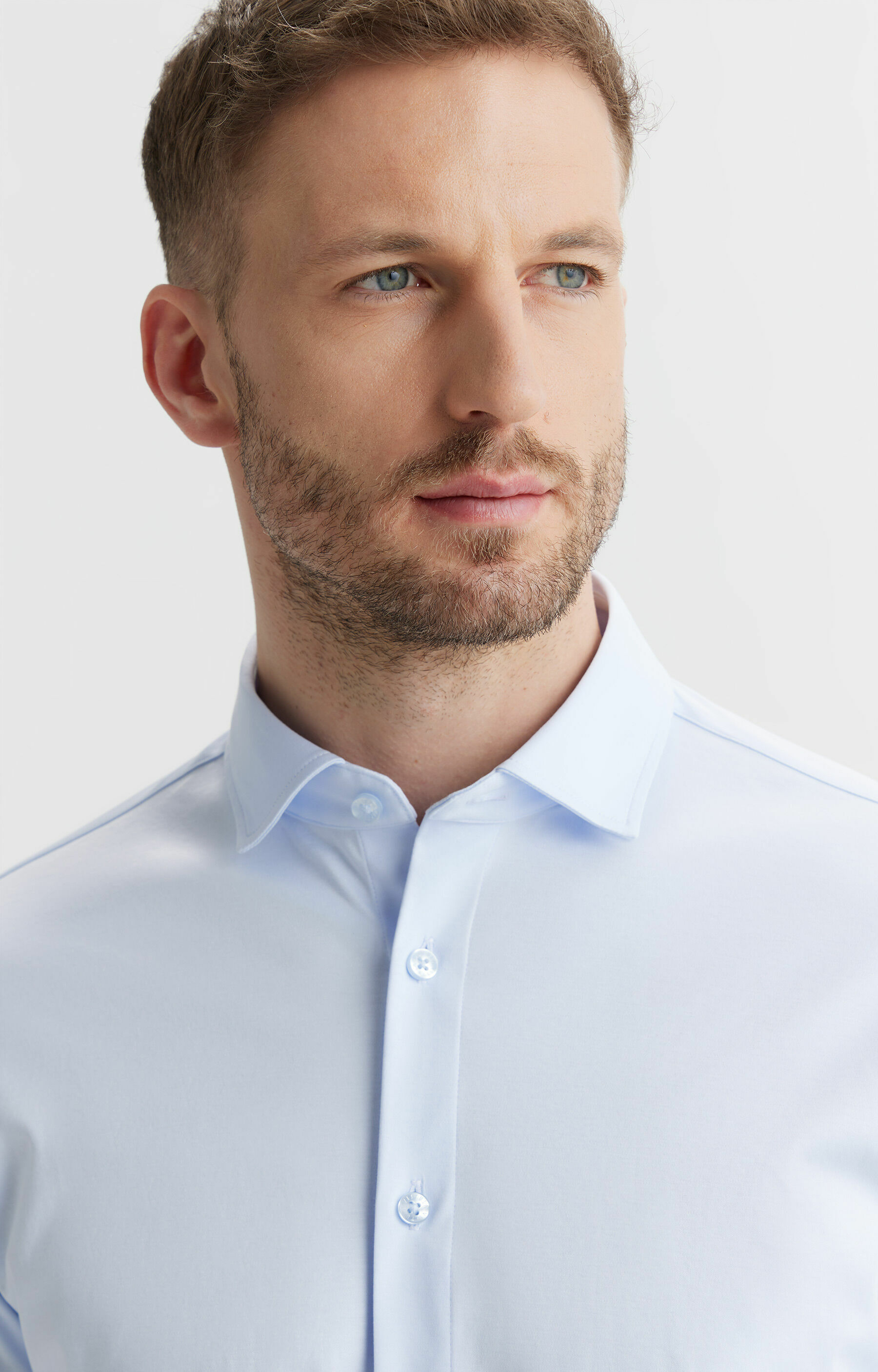 Dzianinowa koszula slim - 3