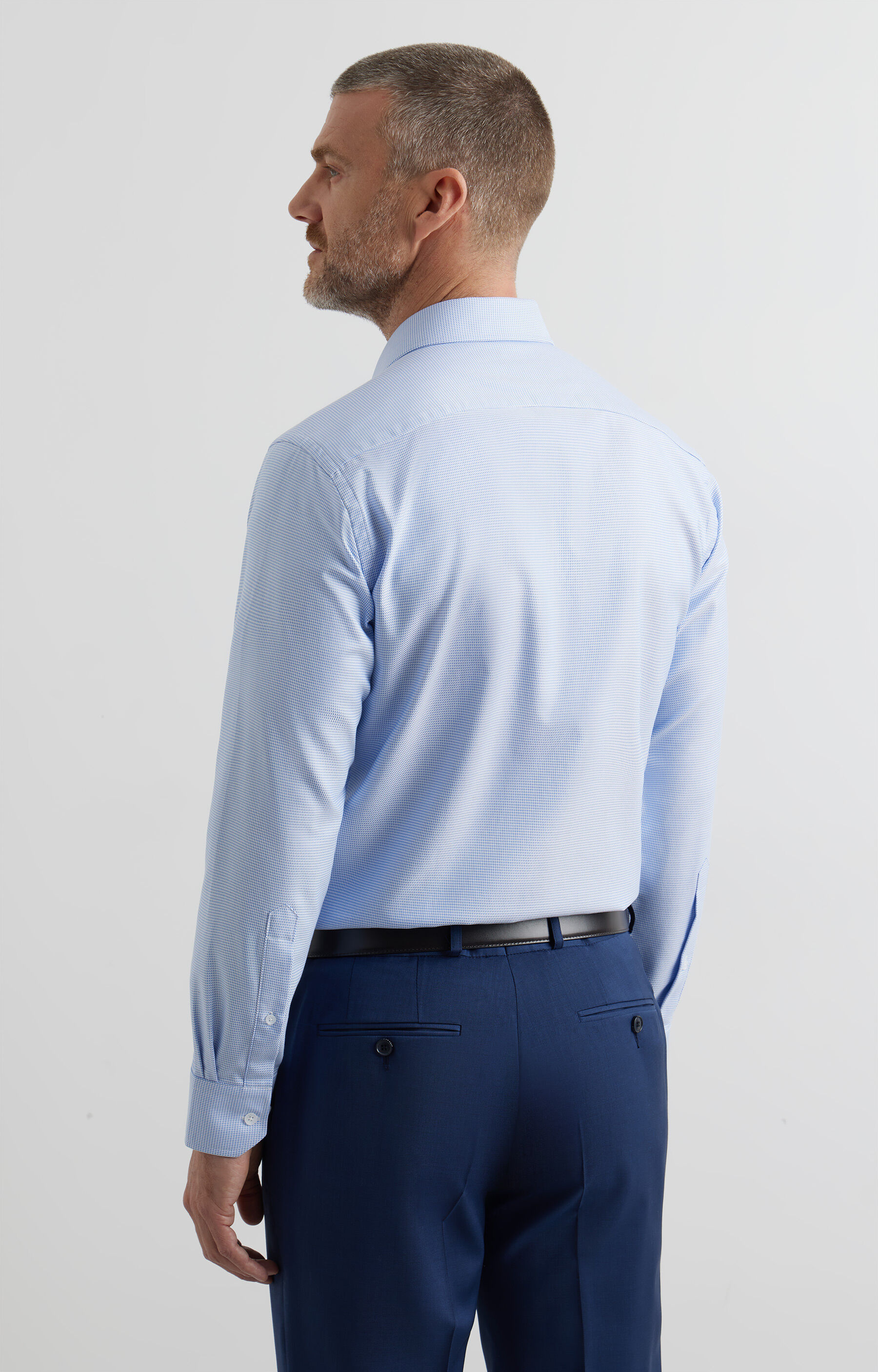 Jasnoniebieska koszula długi rękaw VISTULA - 3