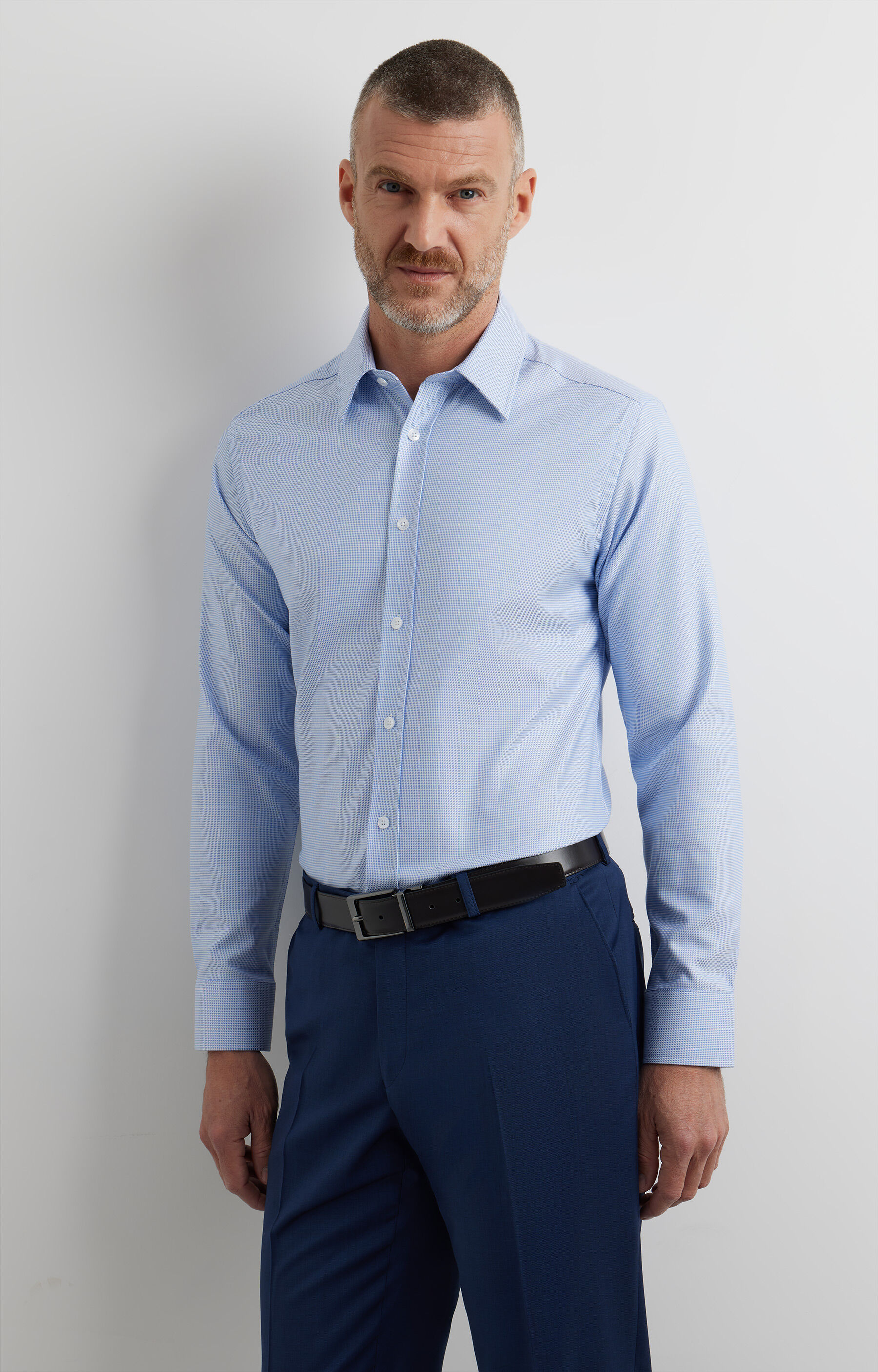 Jasnoniebieska koszula długi rękaw VISTULA