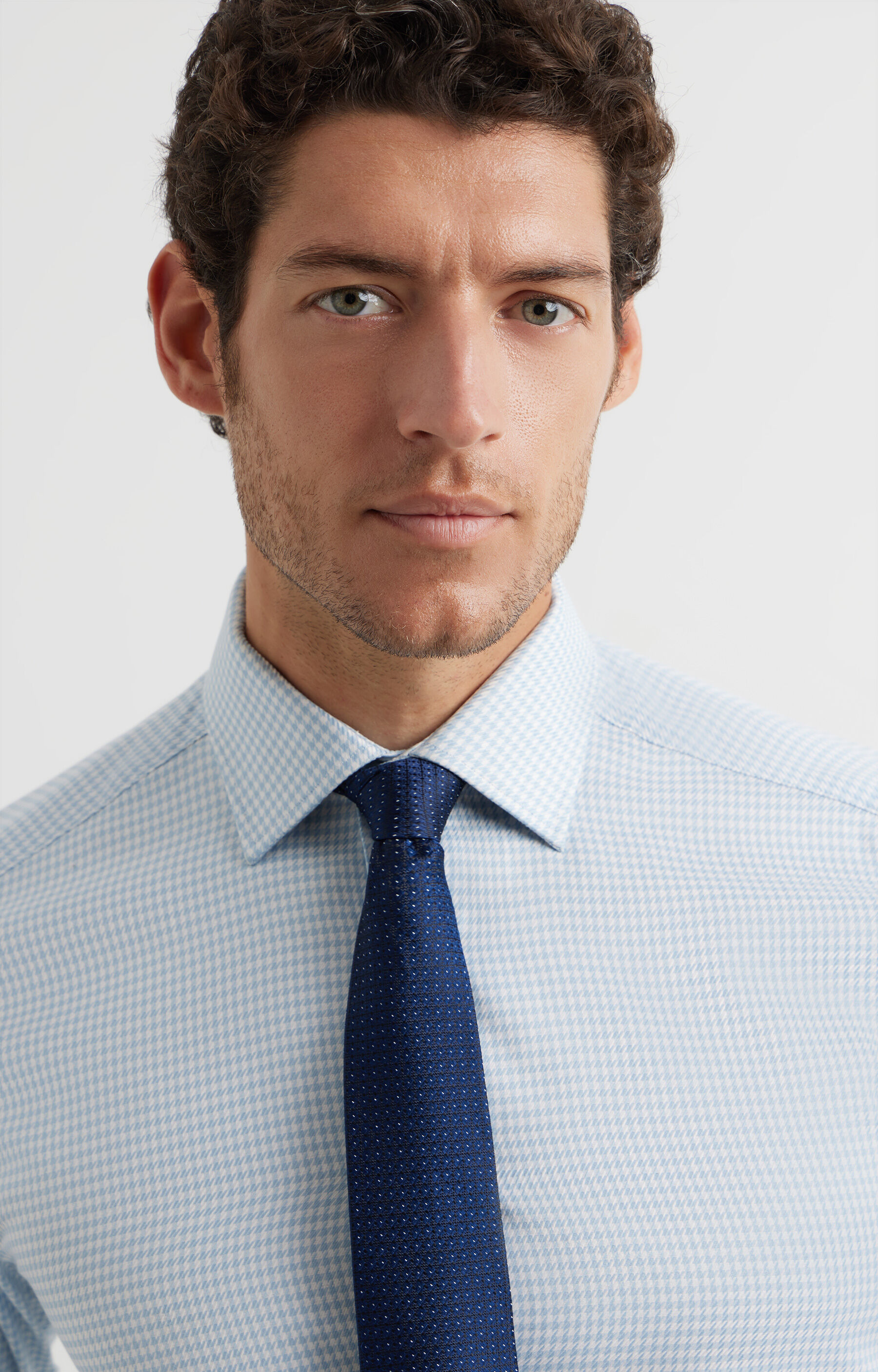 Koszula slim w mikrowzór - 3