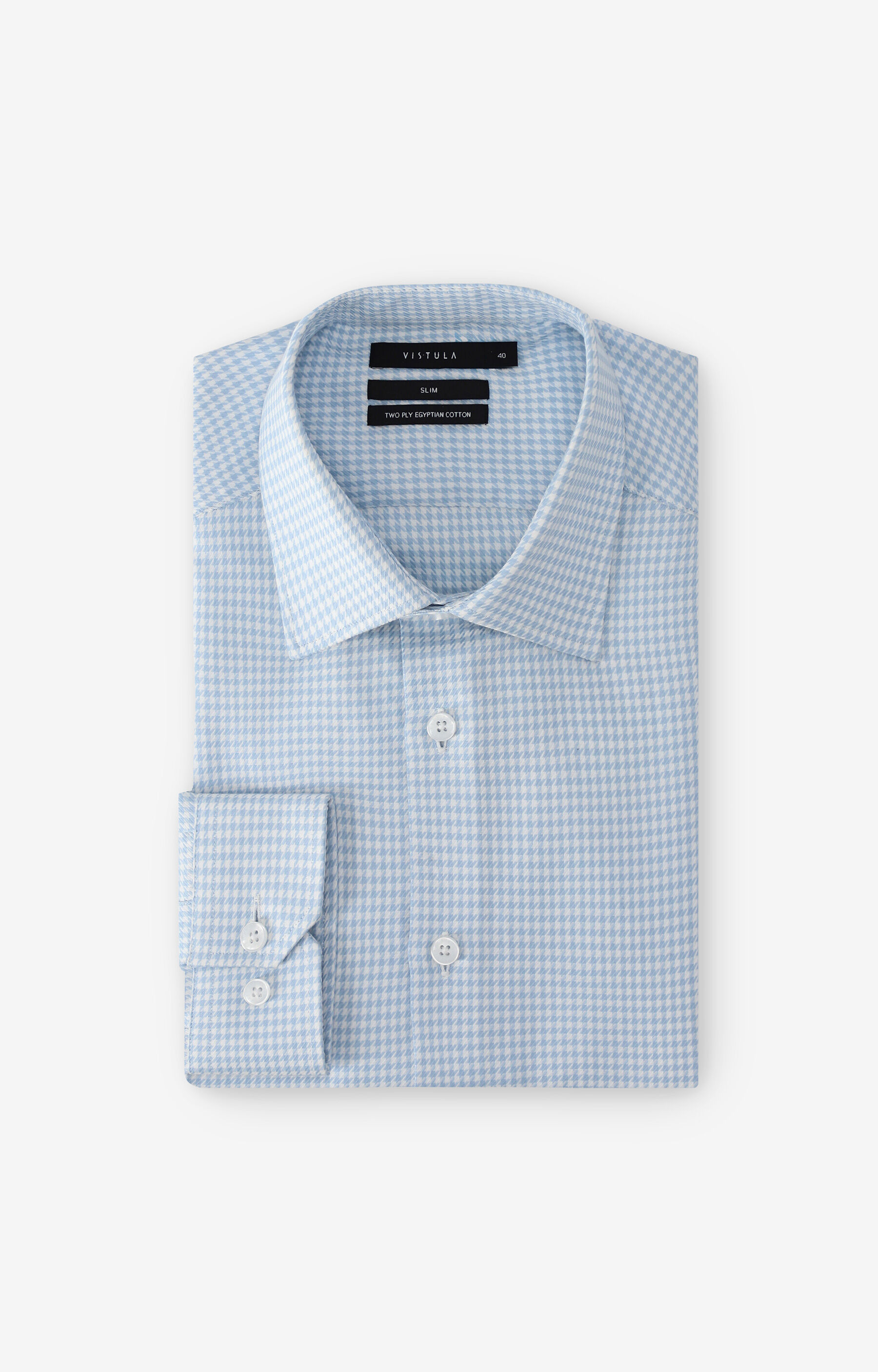 Koszula slim w mikrowzór - 2