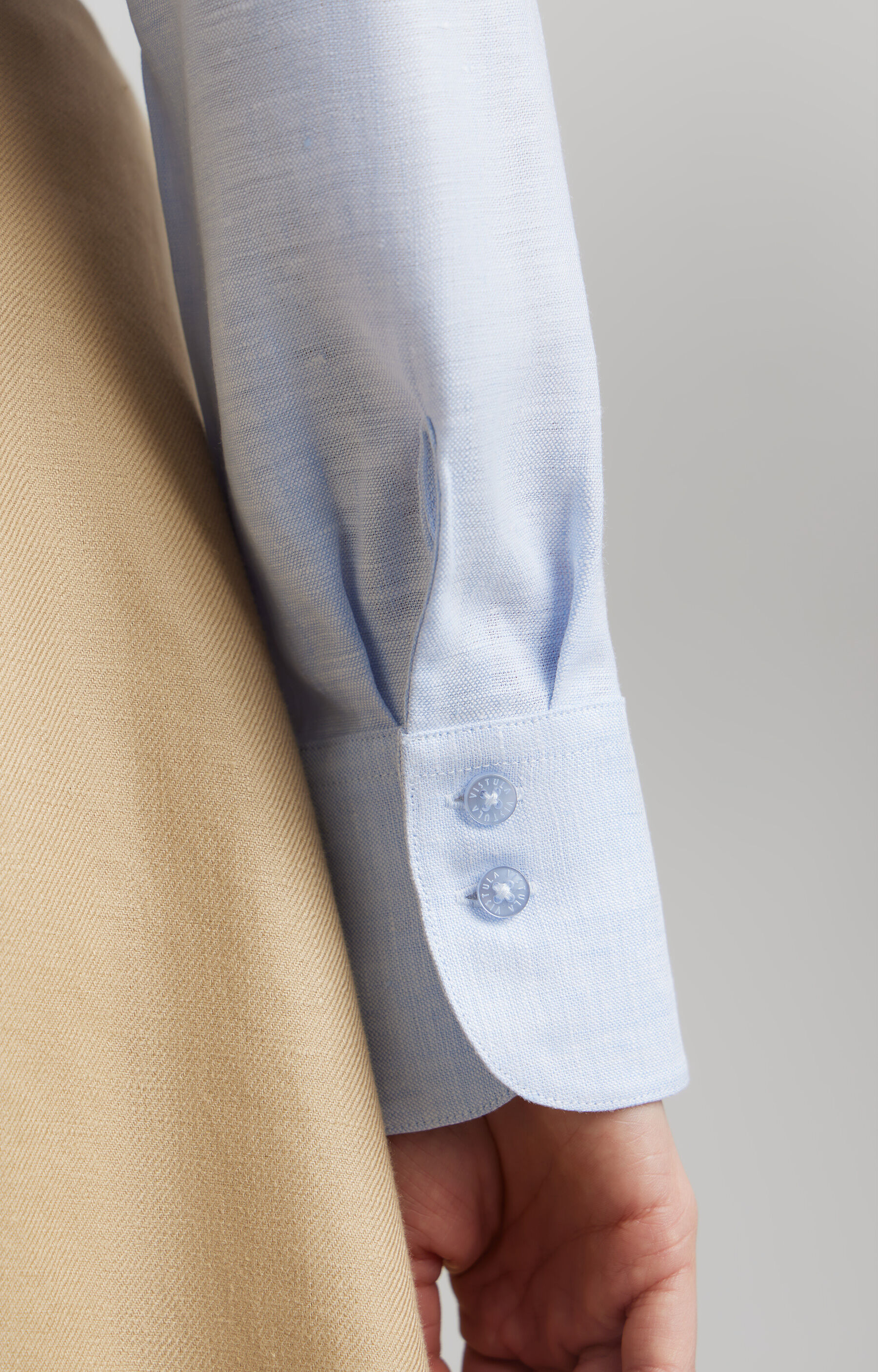 Lniana koszula slim - 5