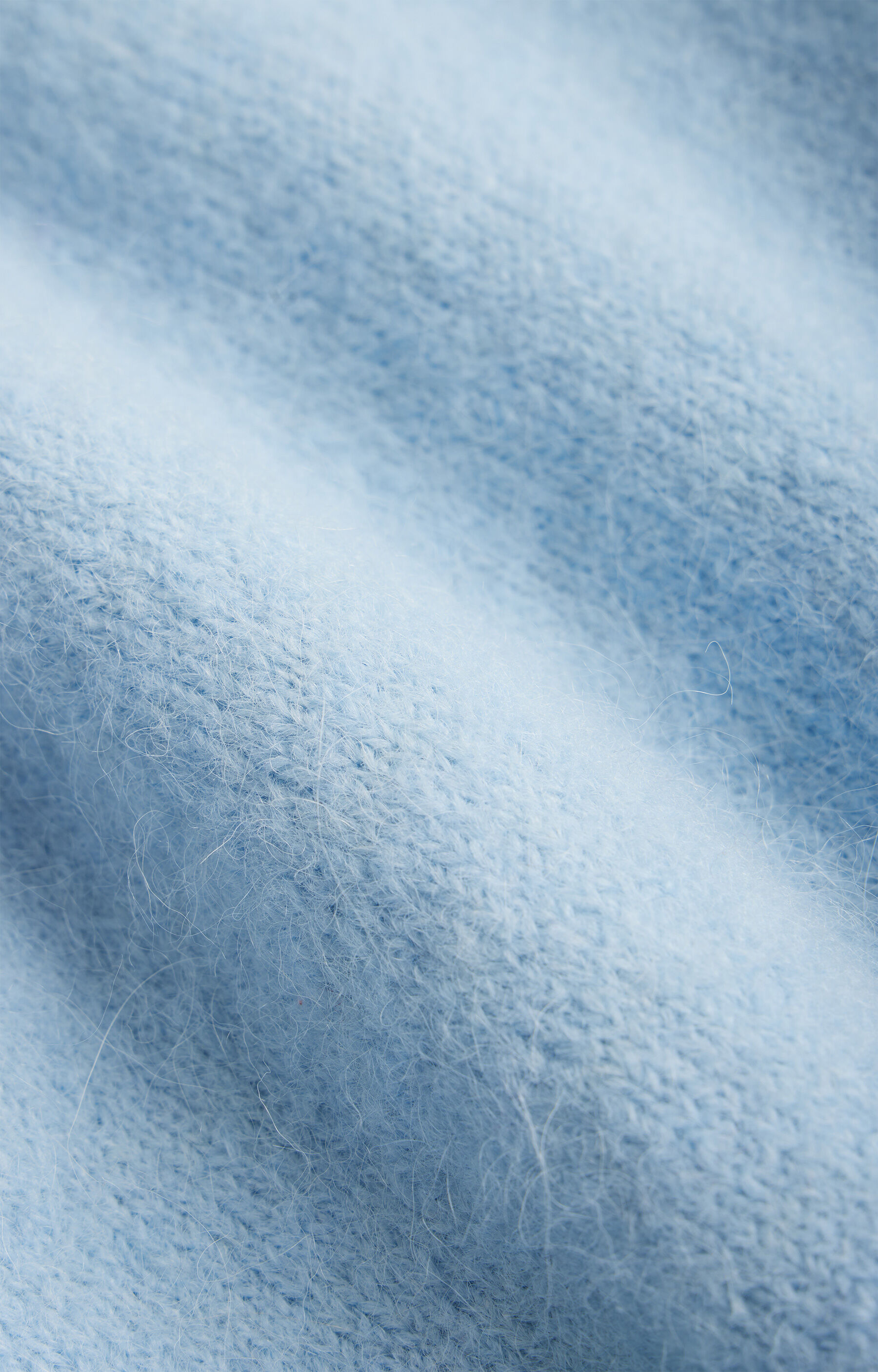 Moherowy sweter round neck - 8