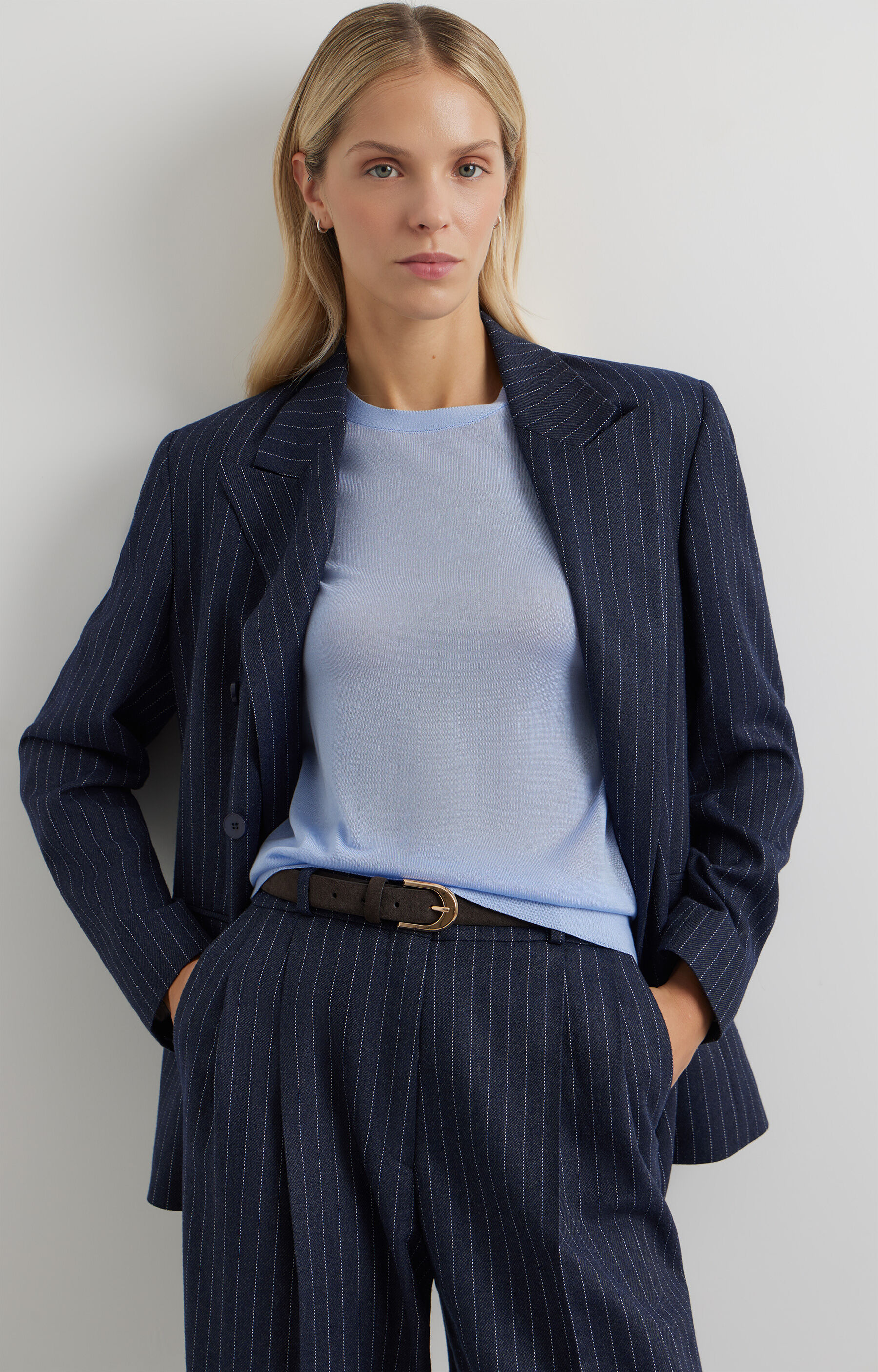 T-shirt swetrowy slim - 6