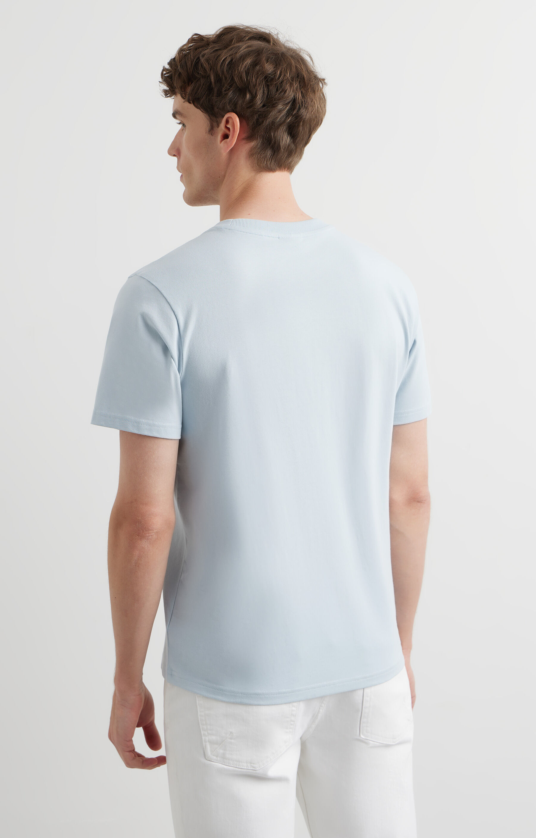 Jasnoniebieski t-shirt VISTULA - 2
