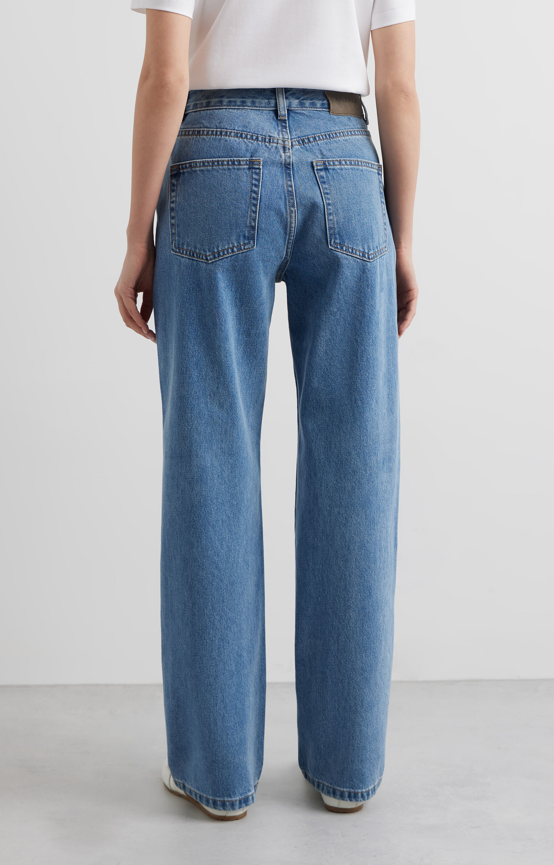 Jasnoniebieskie jeansy VISTULA - 4