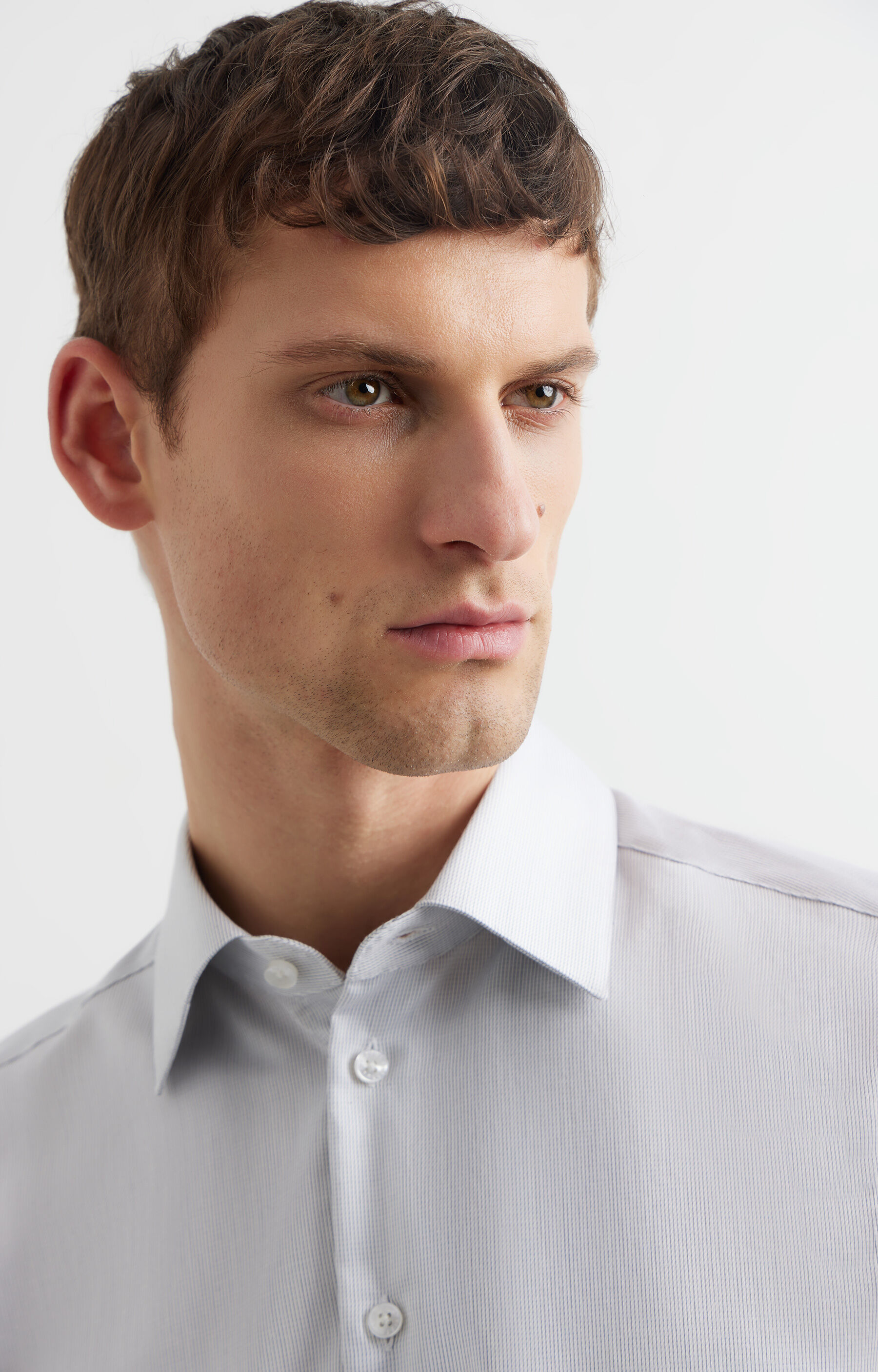 Koszula slim w mikrowzór - 3