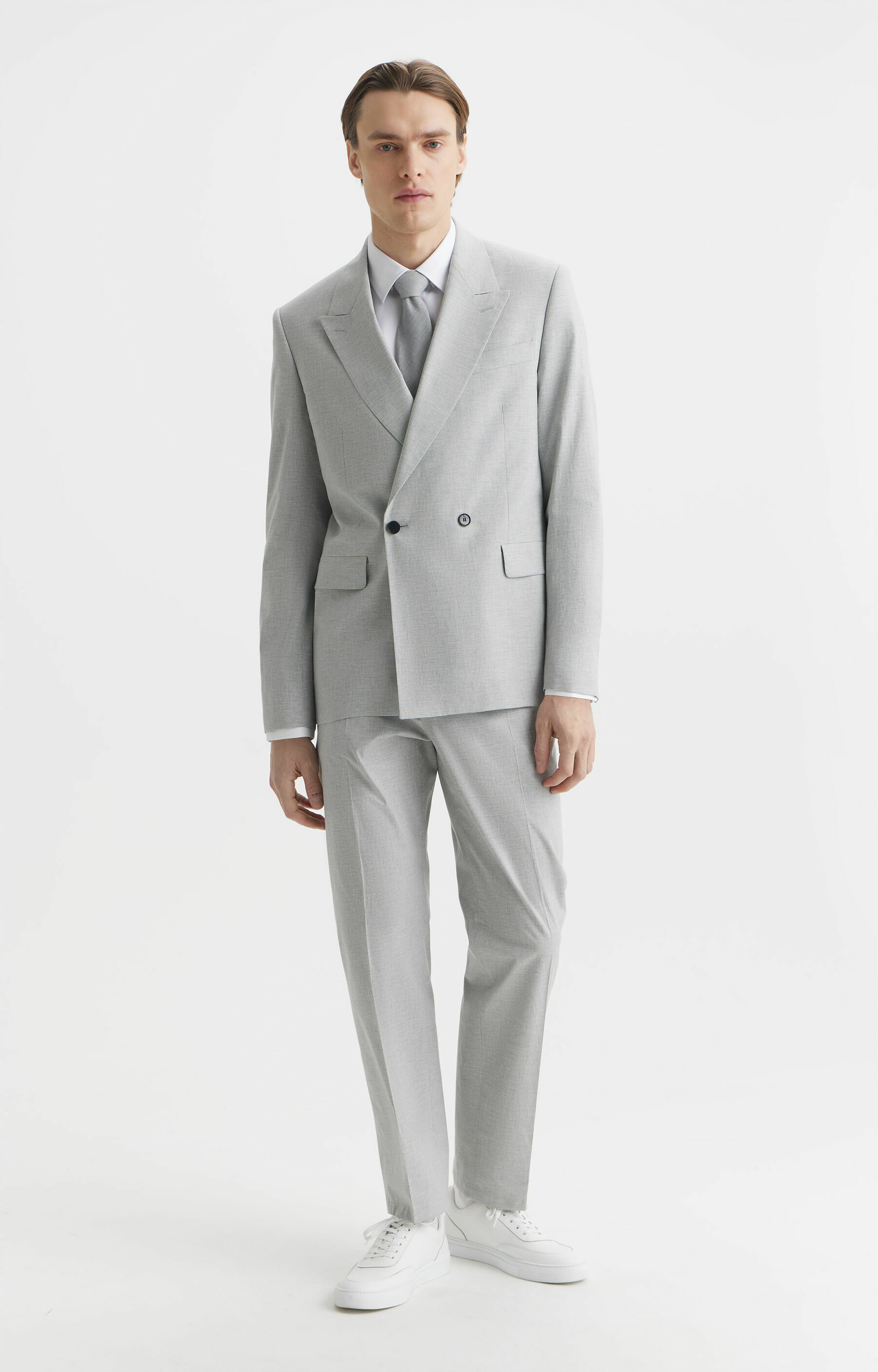 Spodnie slim fit do garnituru - Mix&Match