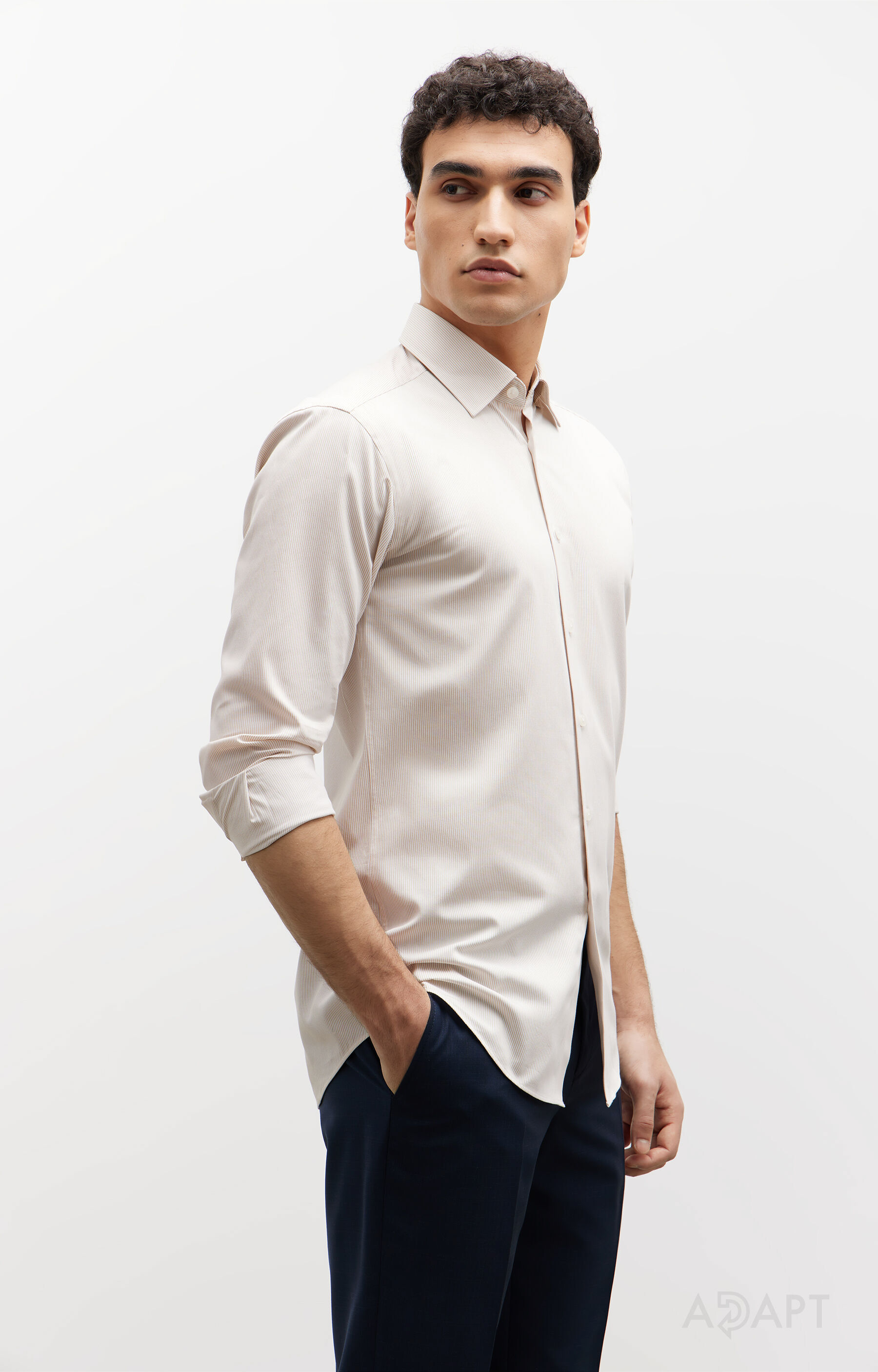 Koszula slim fit z bawełny organicznej