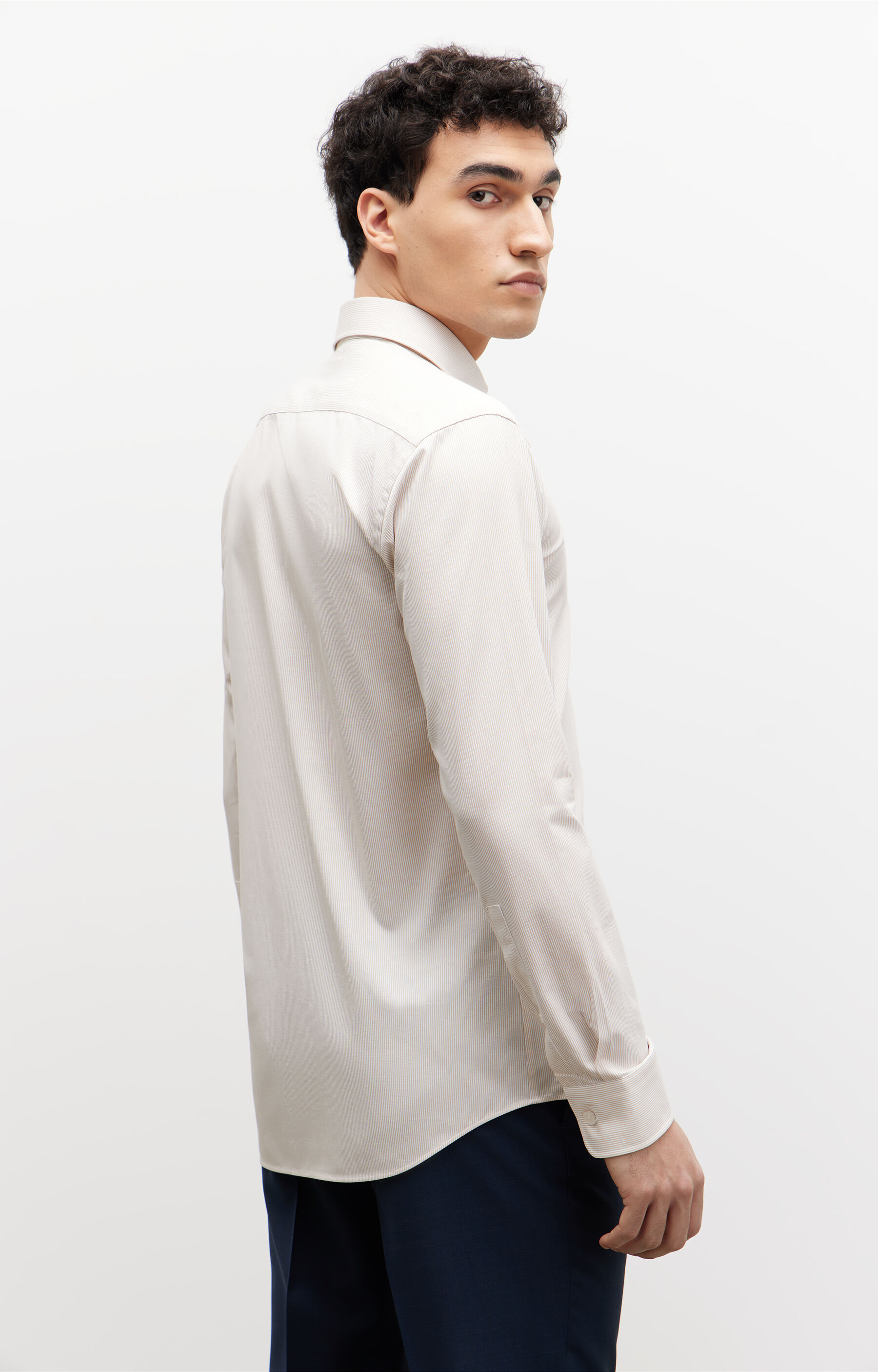 Koszula slim fit z bawełny organicznej - 5