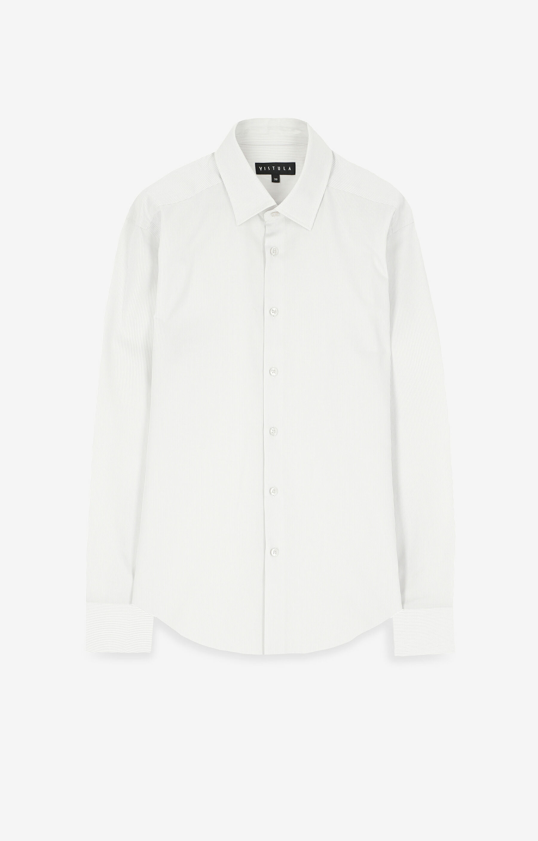 Koszula slim fit z bawełny organicznej - 2