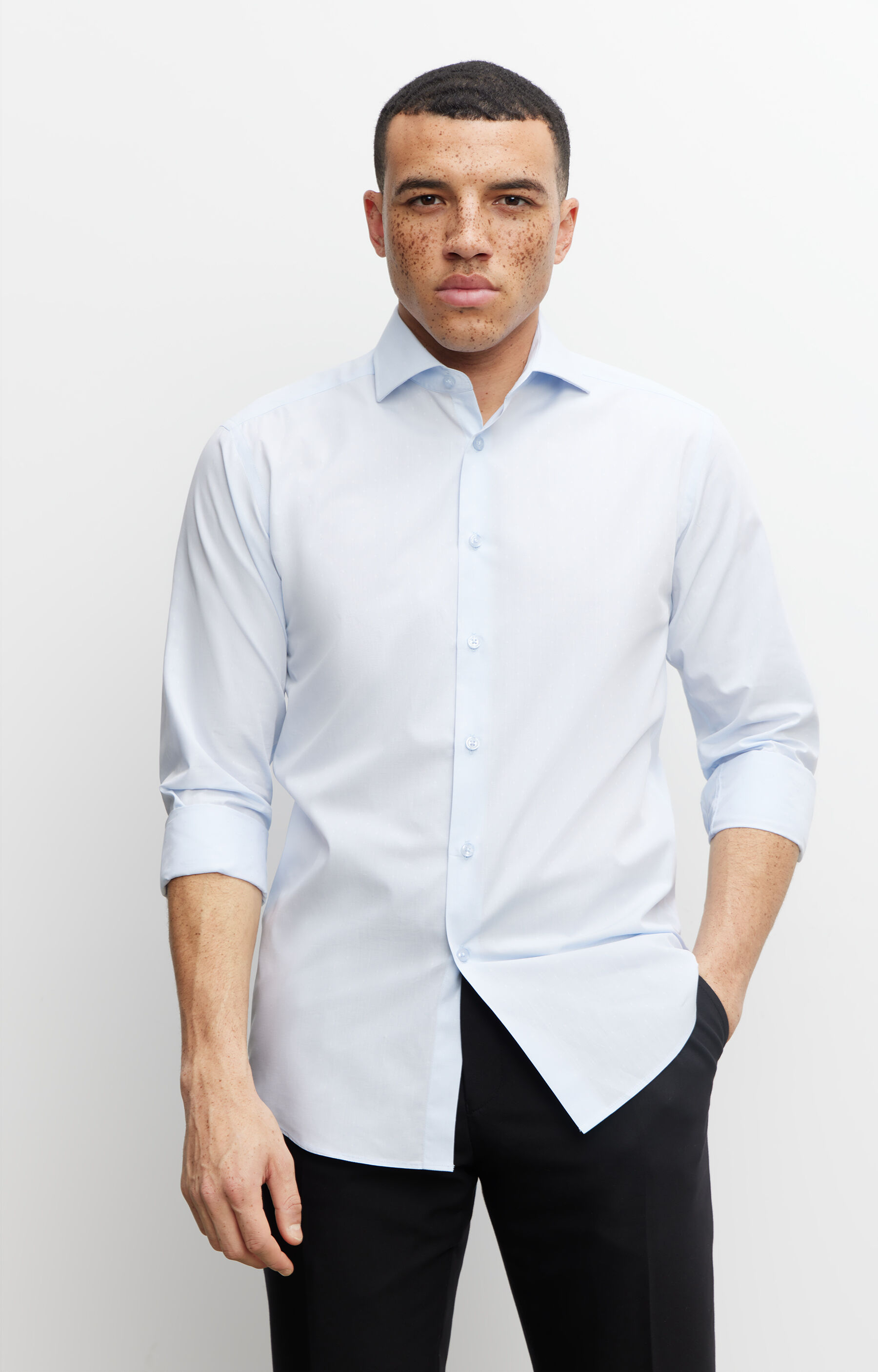 Bawełniana koszula slim fit
