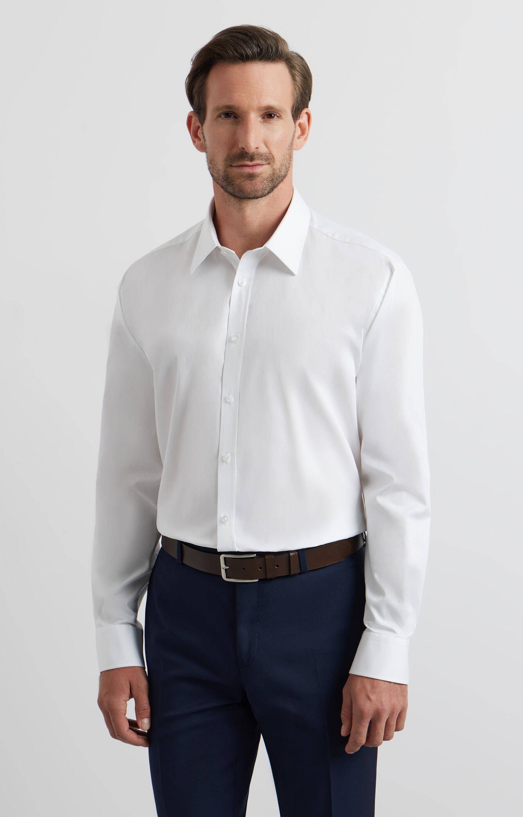 Koszula regular z bawełny Two Ply