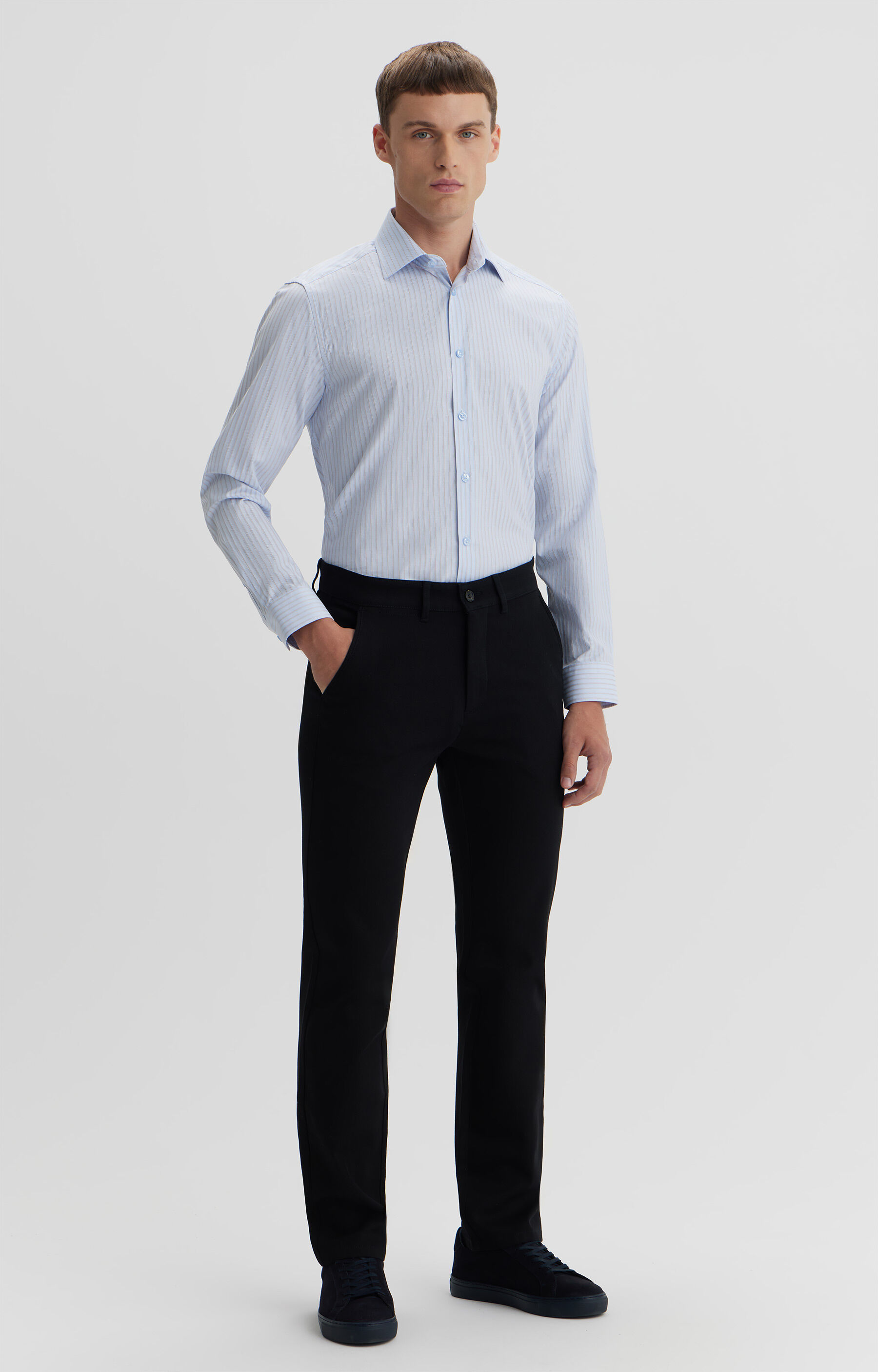 Koszula slim fit w paski