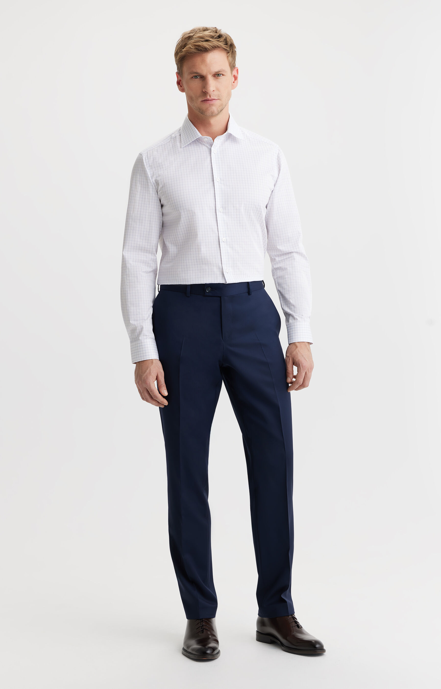 Koszula slim fit w kratę