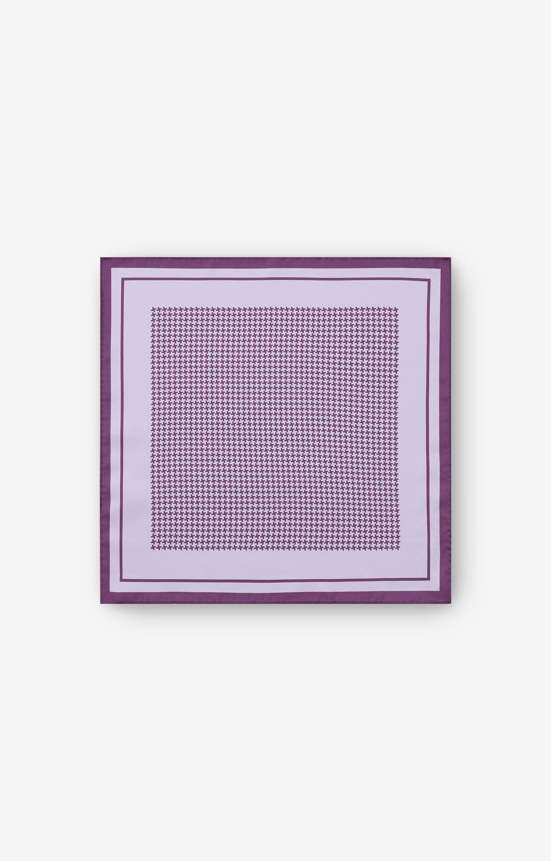 Jedwabna poszetka w pepitę