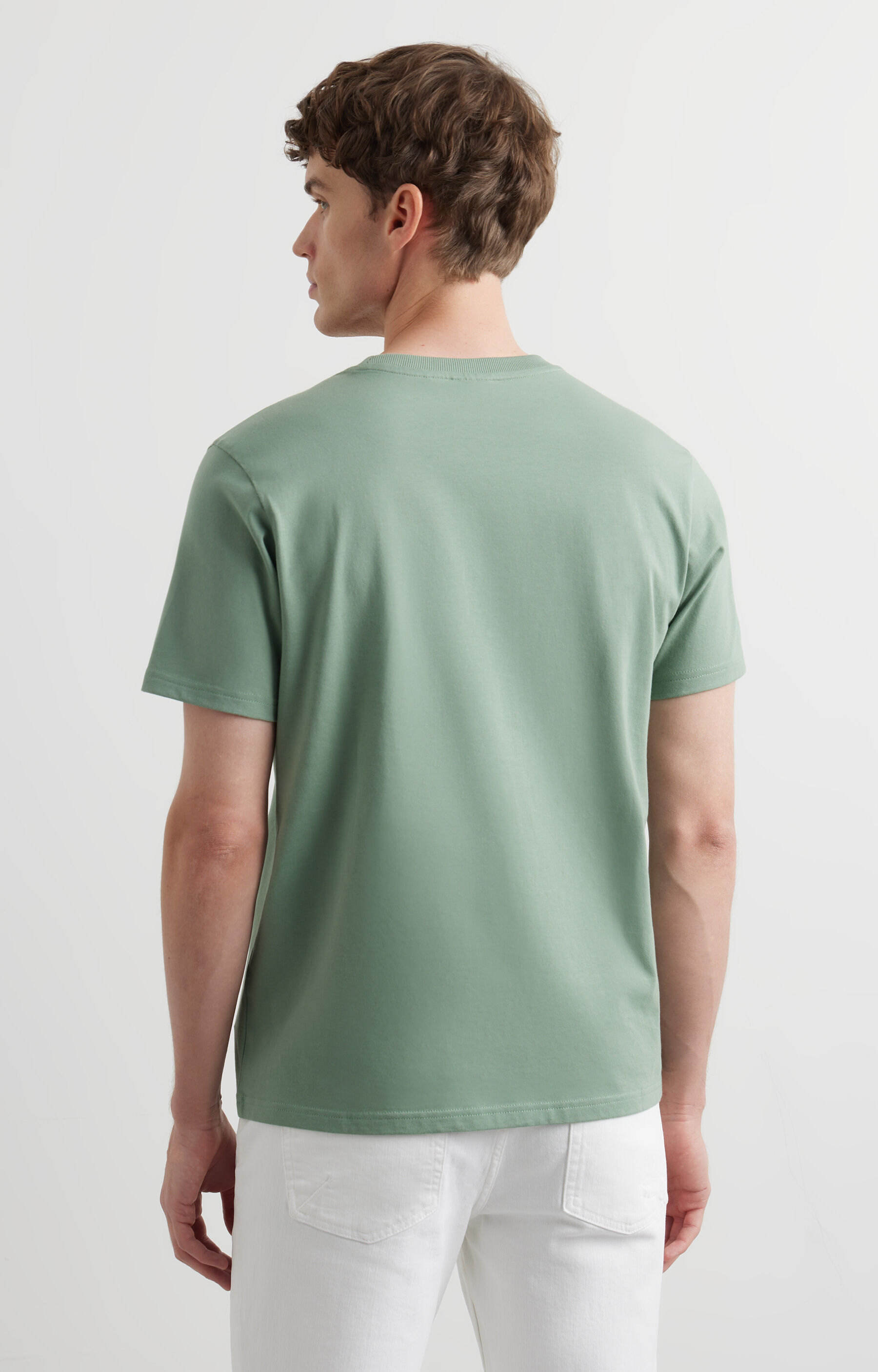 Miętowy t-shirt VISTULA - 2