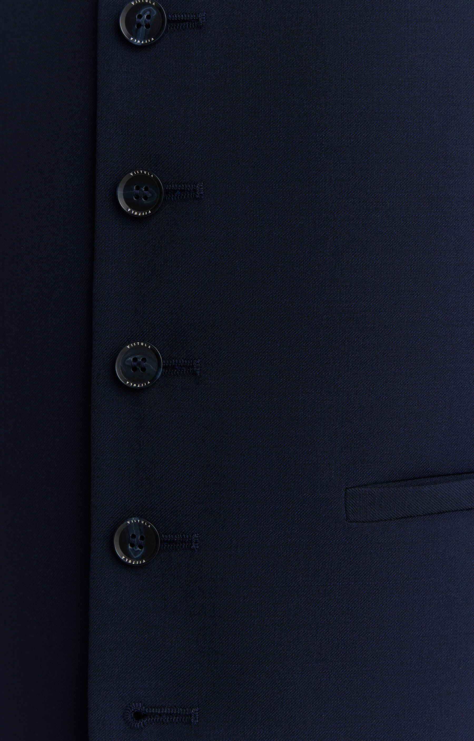 Kamizelka super slim z włoskiej wełny - 5