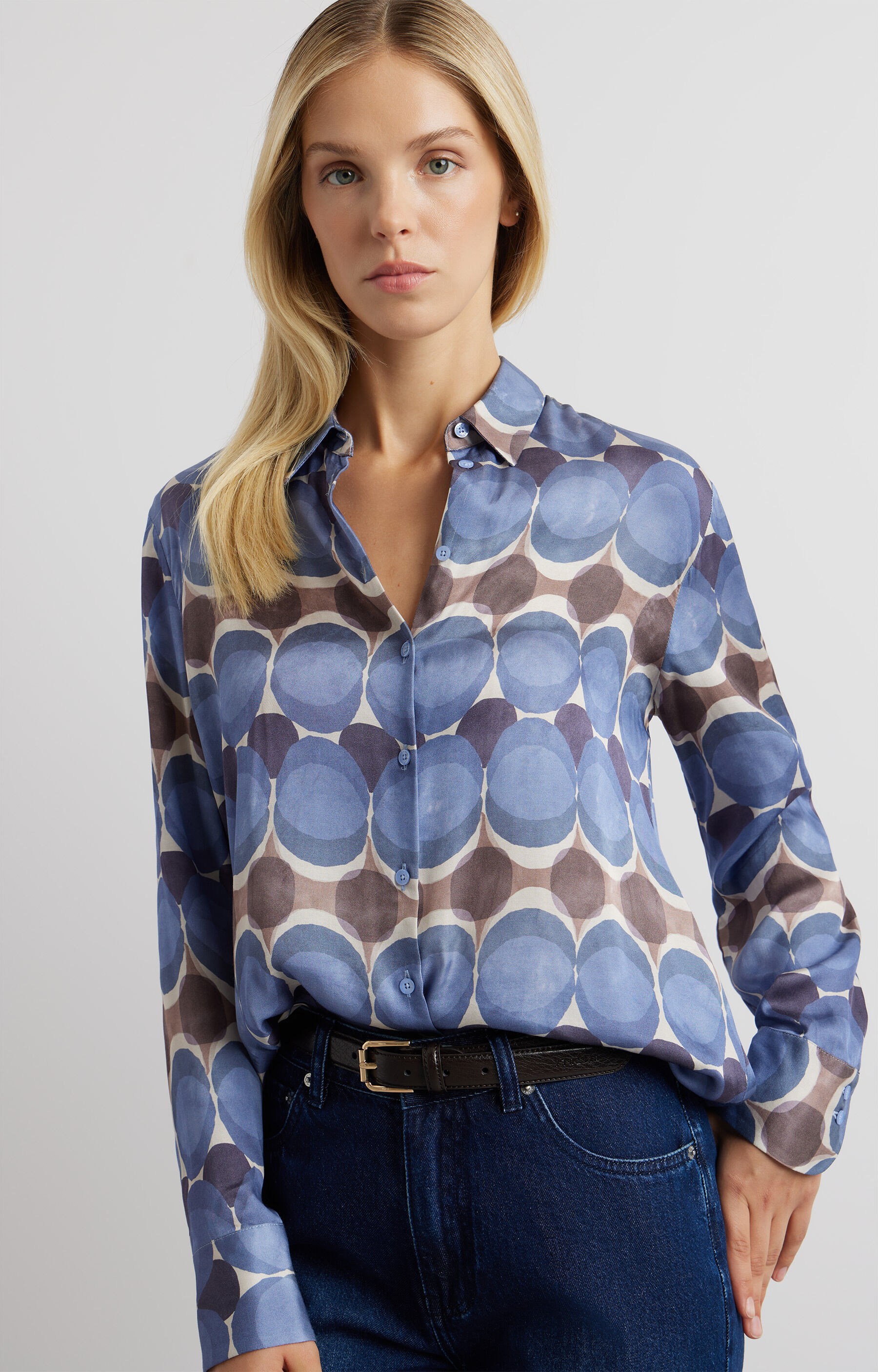 Koszula slim fit w nadruk - 5
