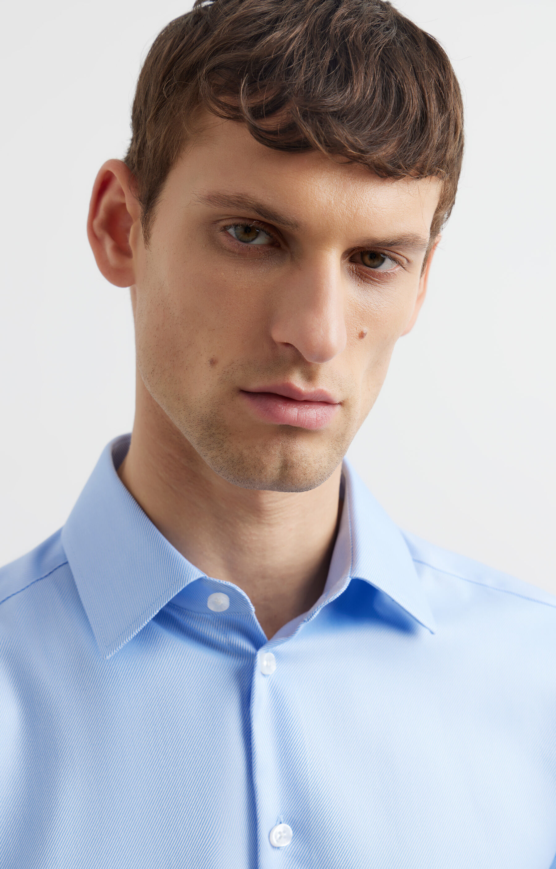 Koszula slim o twillowym splocie - 3