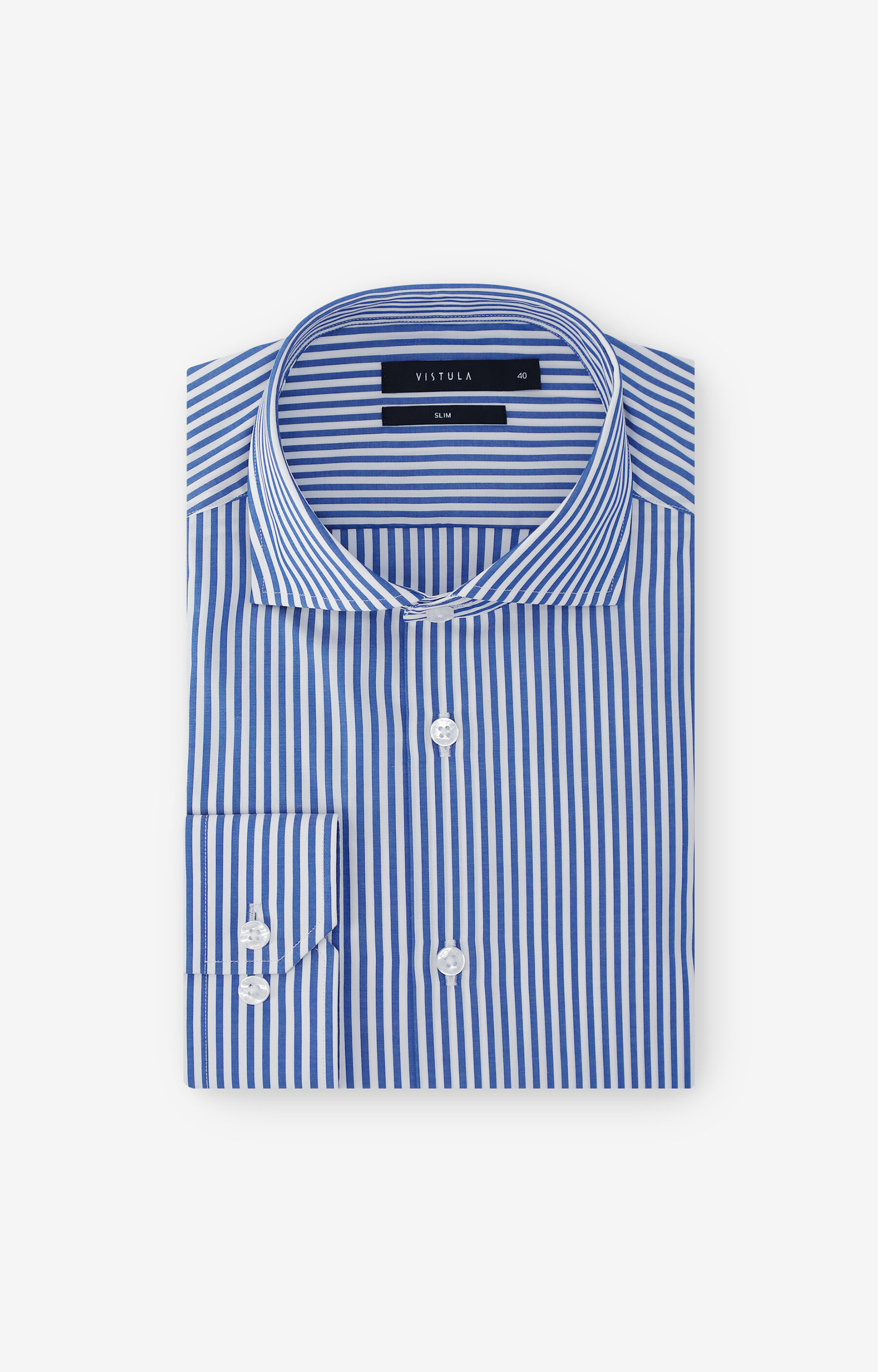 Koszula slim w paski - 2