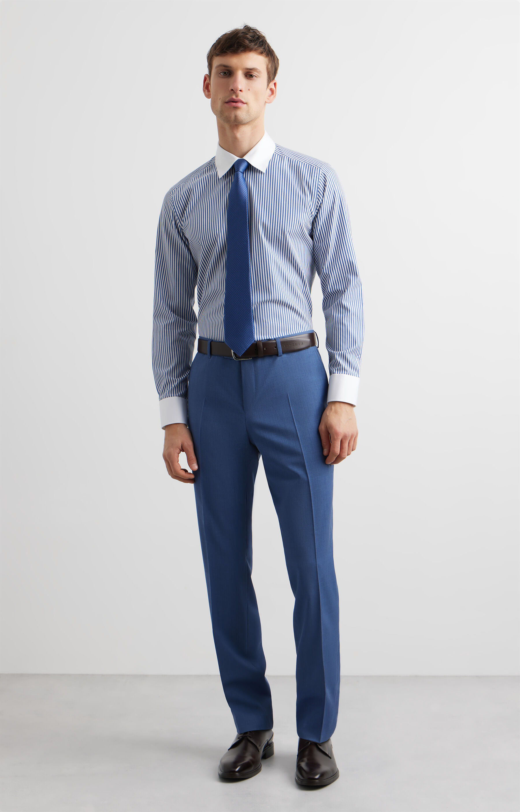 Koszula slim w paski - 4