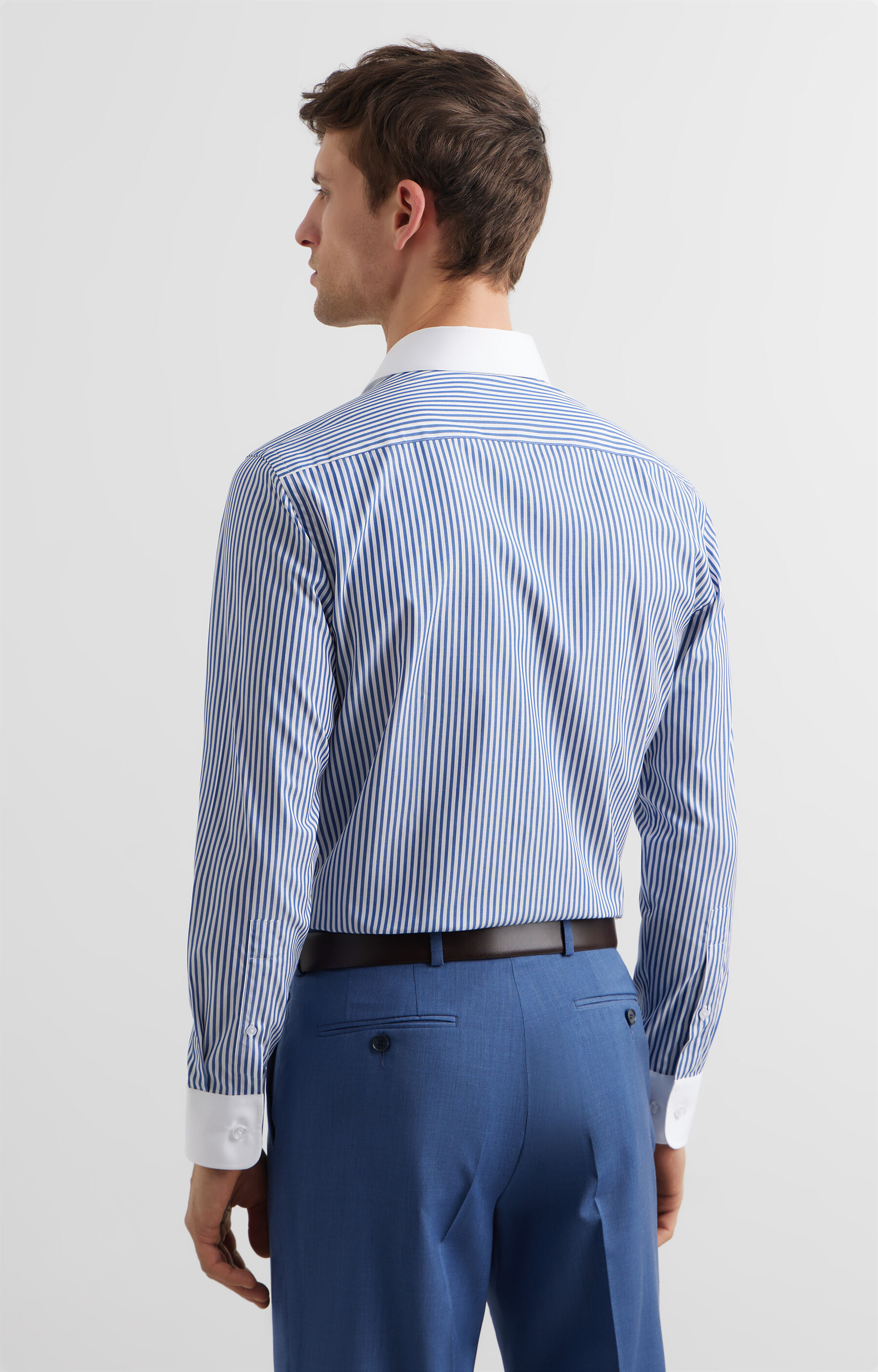 Koszula slim w paski - 3