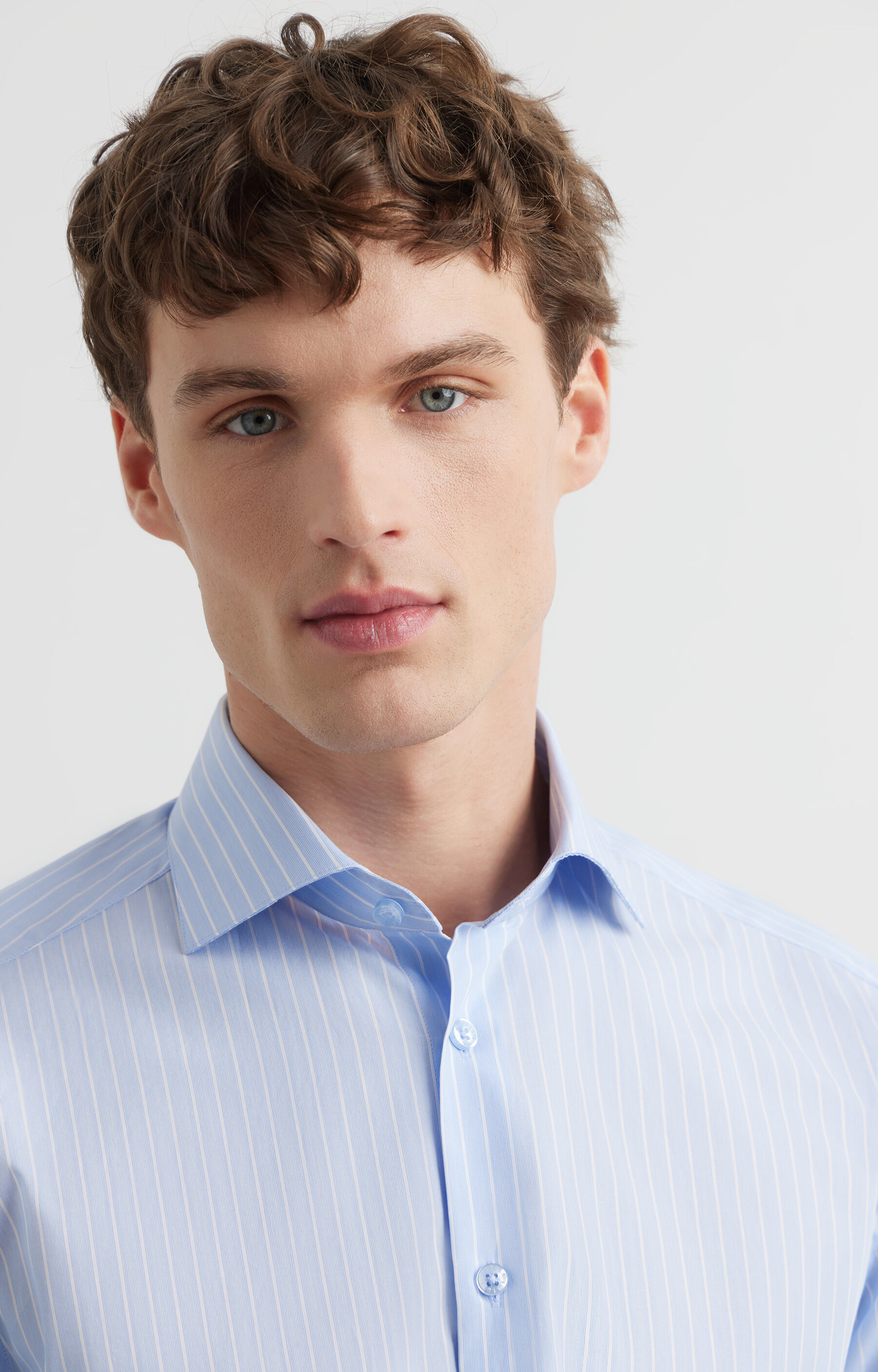 Koszula slim w jodełkę - 3