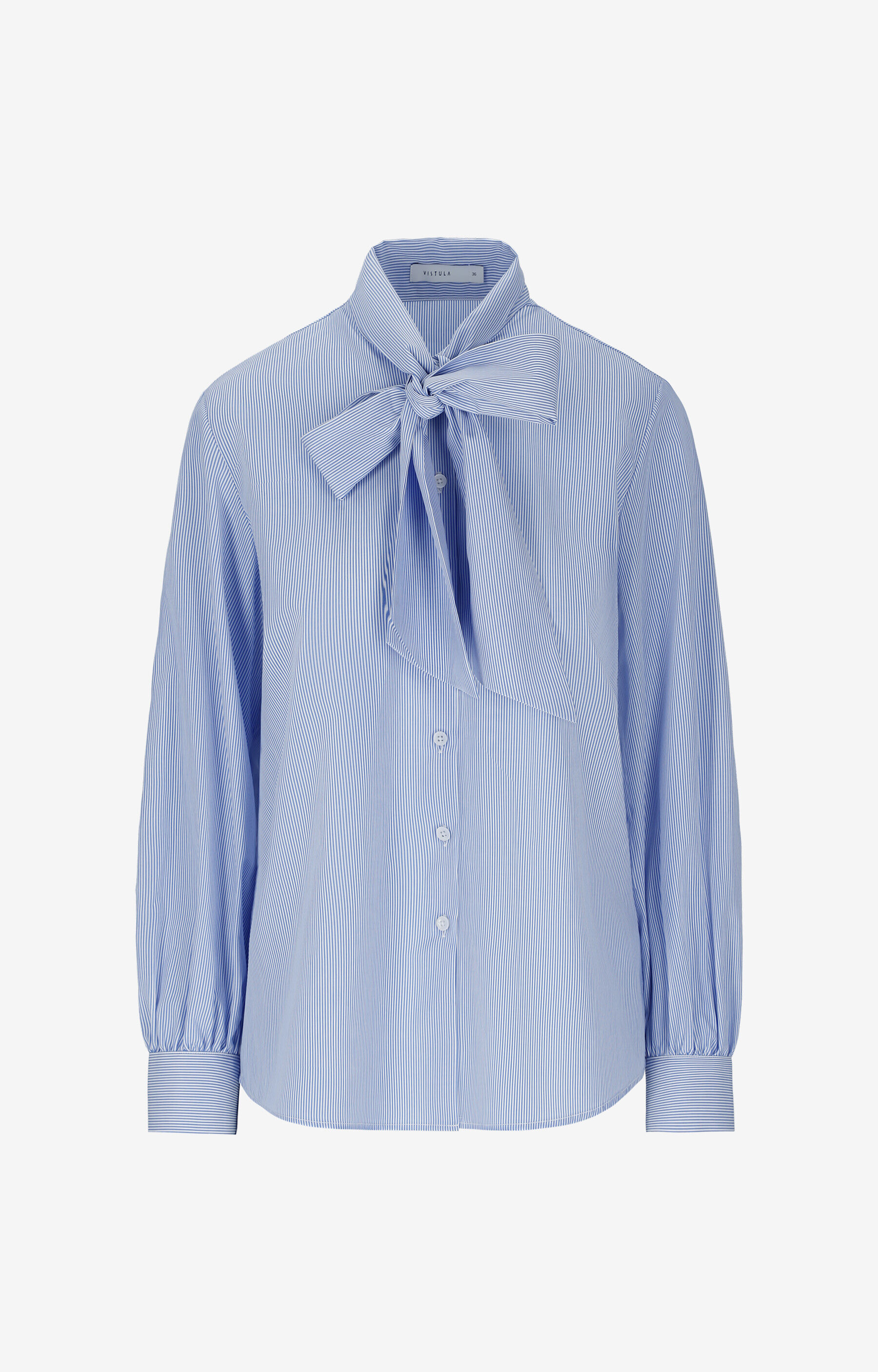 Koszula slim z wiązaniem - 2