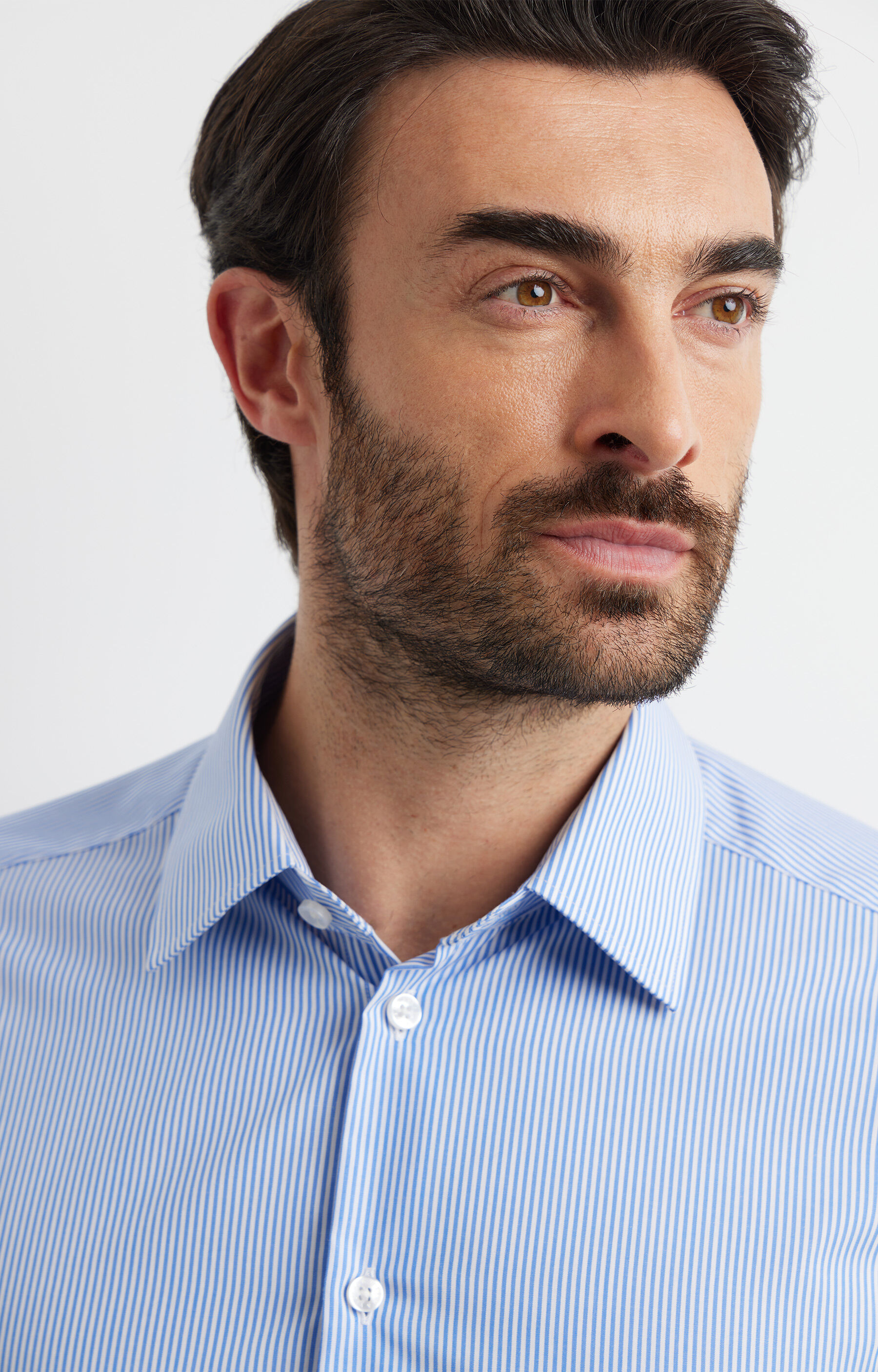 Koszula slim w paski - 3