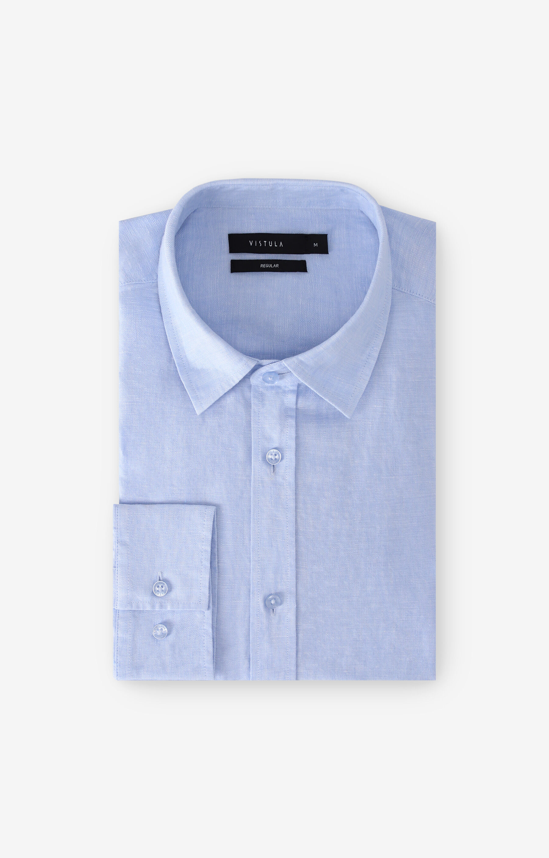 Lniana koszula regular - 2