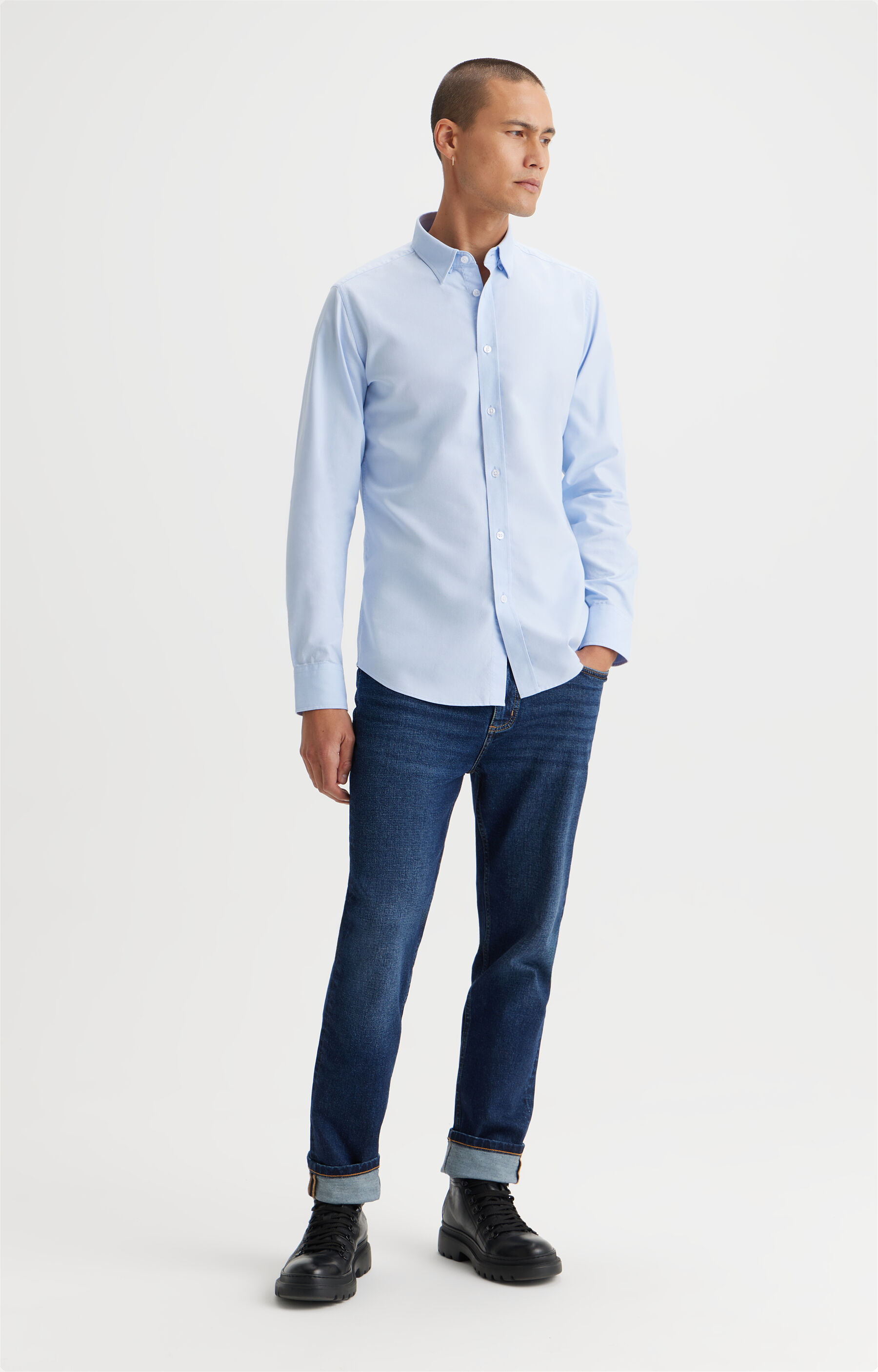 Bawełniana koszula slim fit