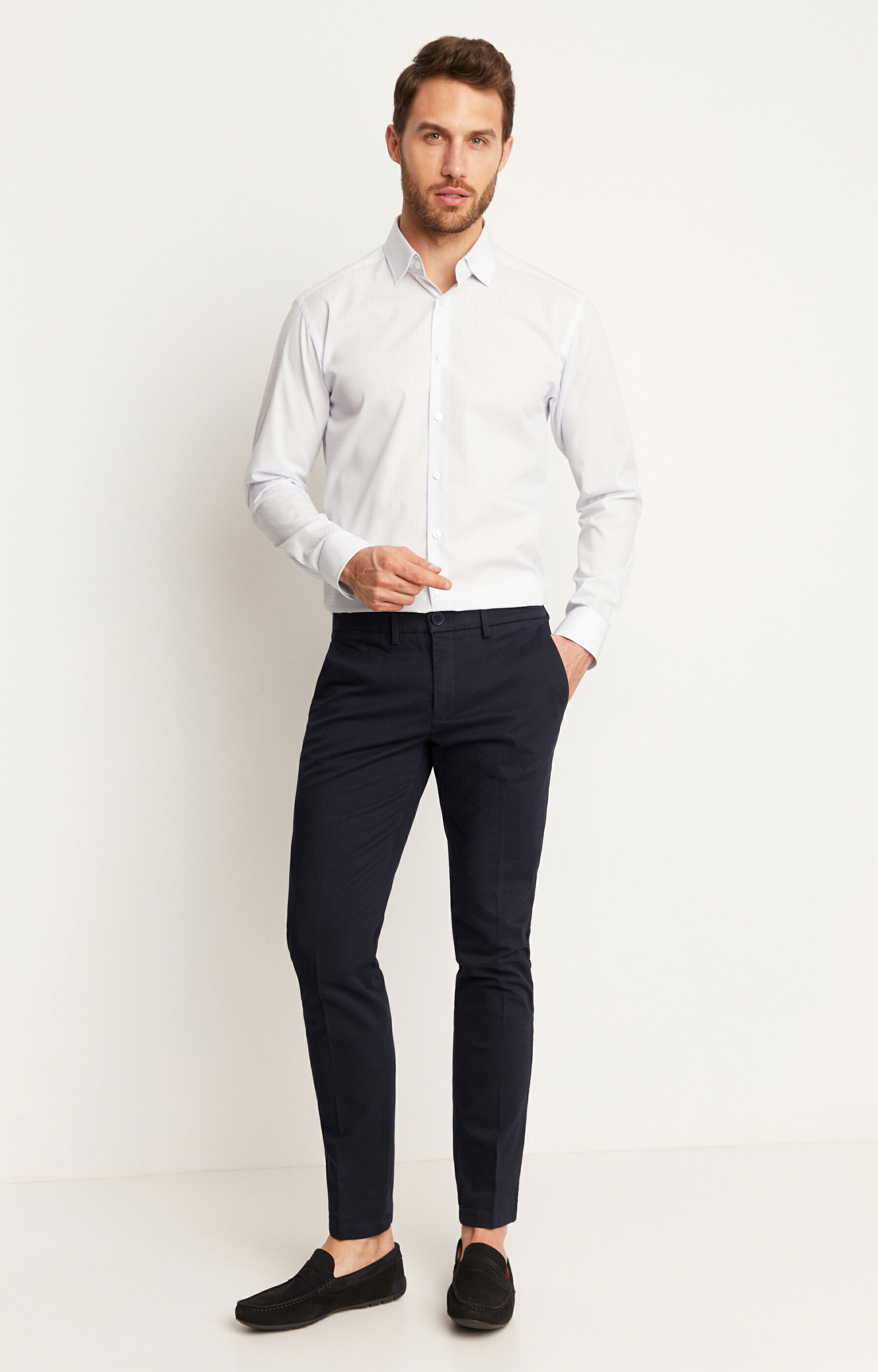 Elegancka koszula w mikrowzór