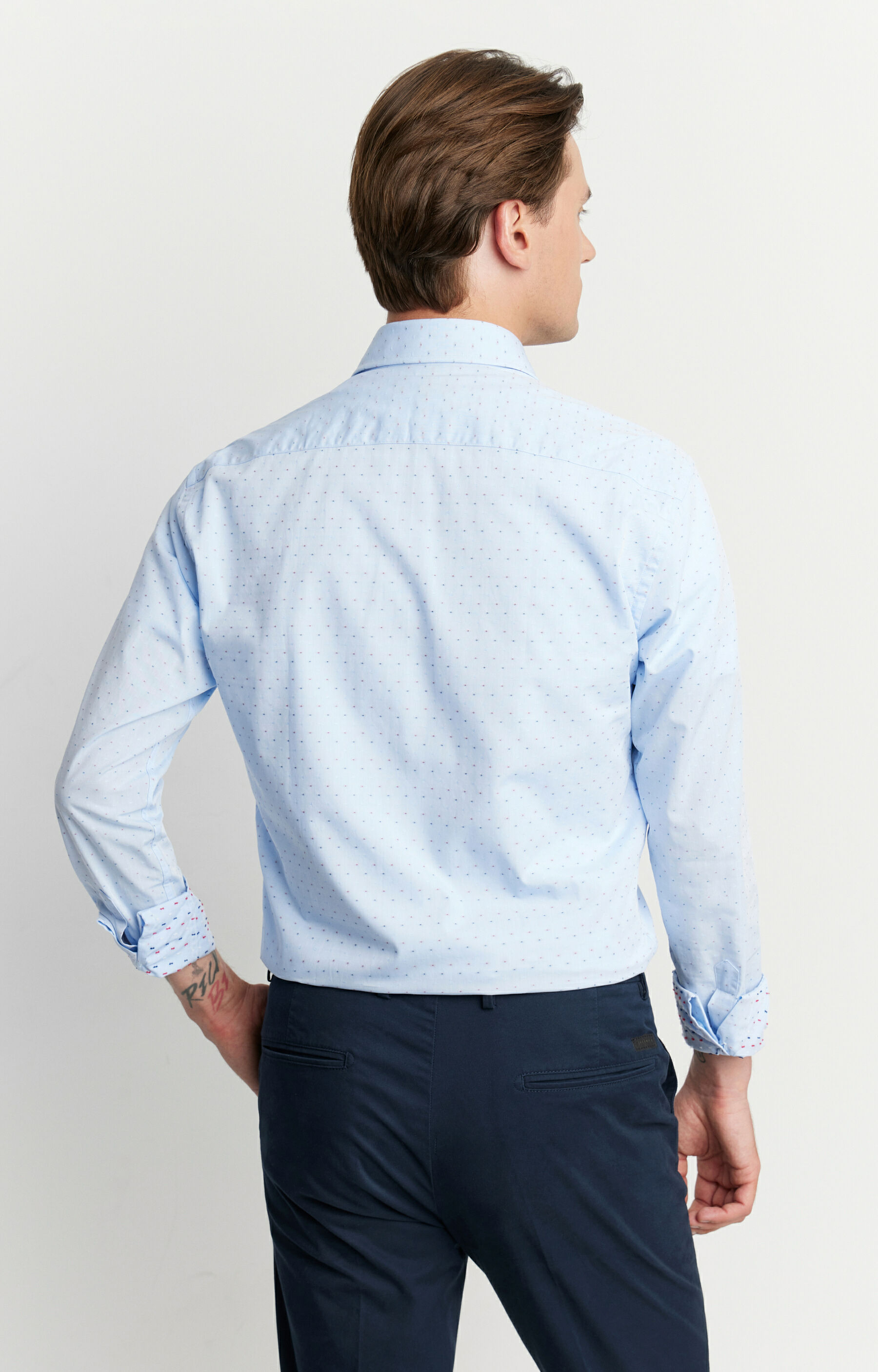 Elegancka koszula w mikrowzór - 3