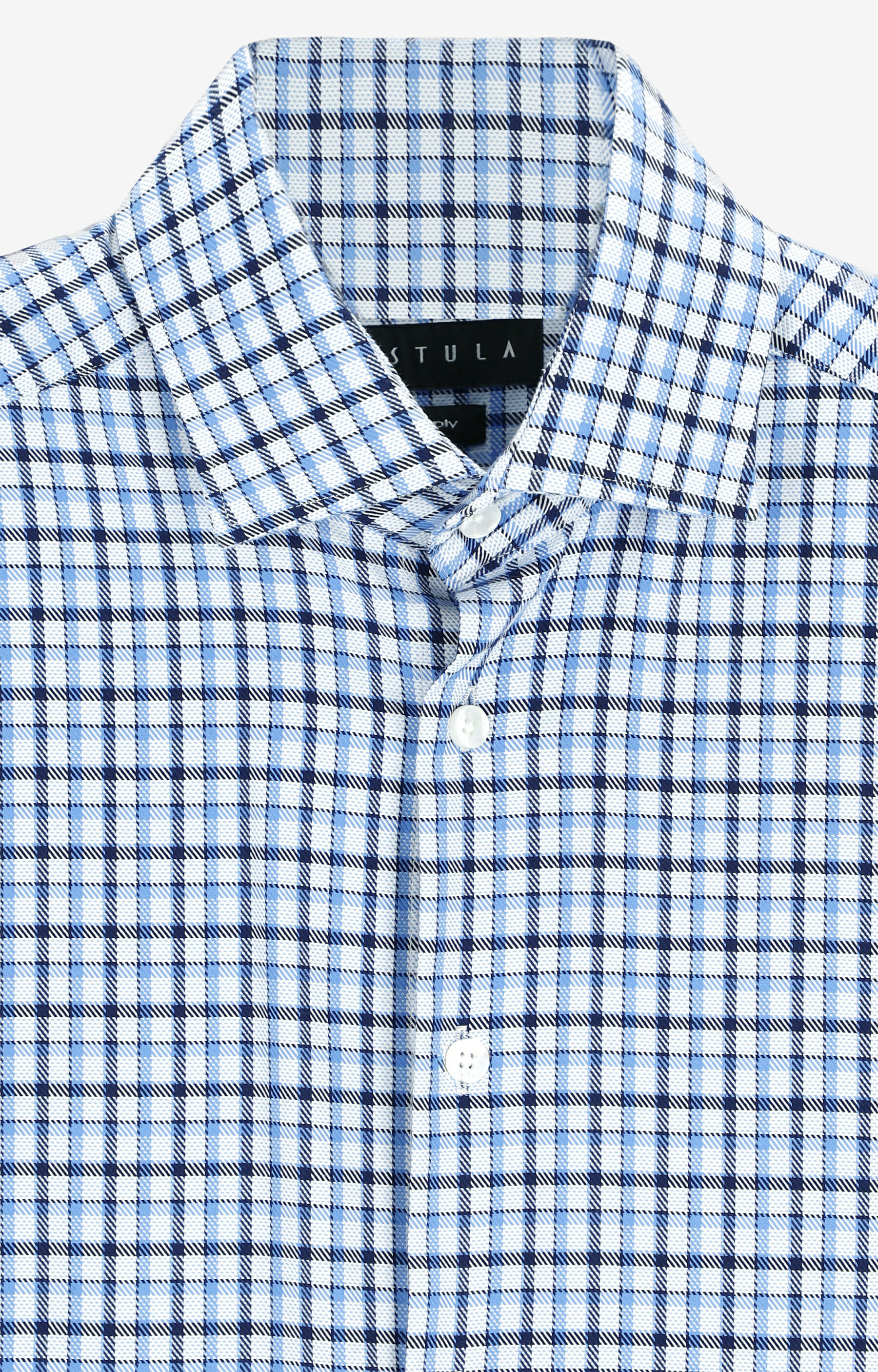 Koszula slim fit z bawełny Two Ply - 5