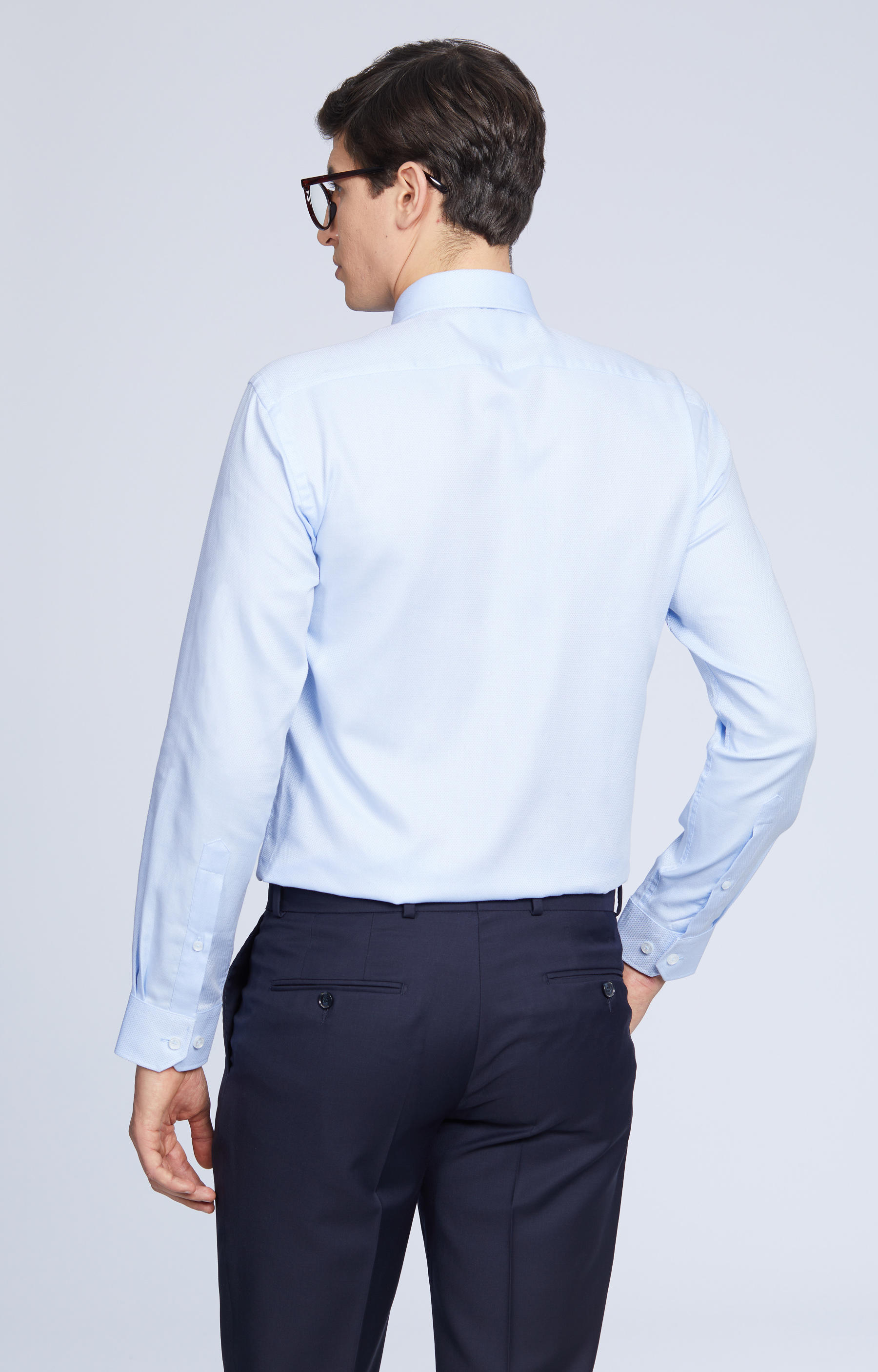 Elegancka koszula w mikrowzór - 3