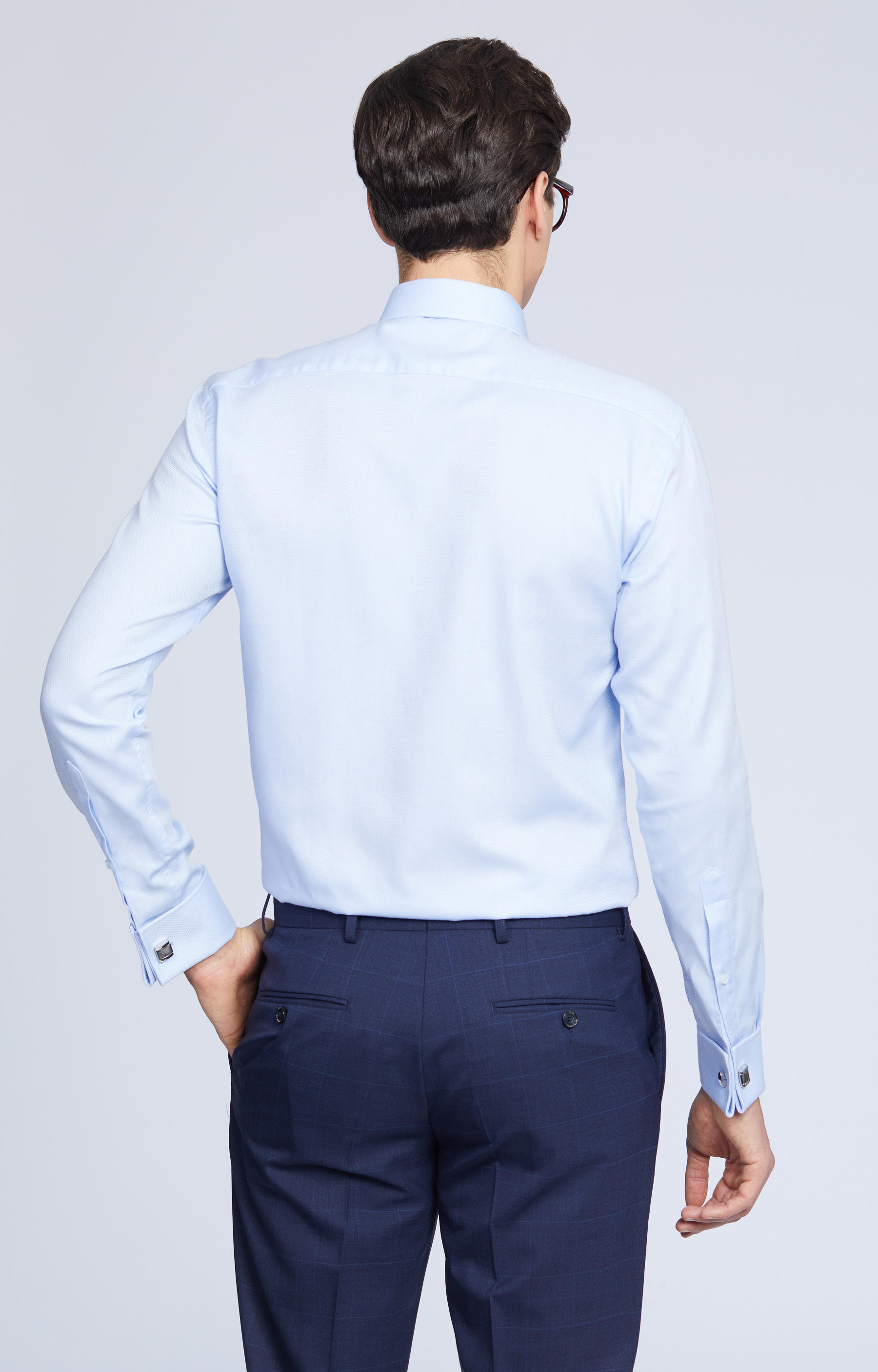 Elegancka koszula w mikrowzór - 3