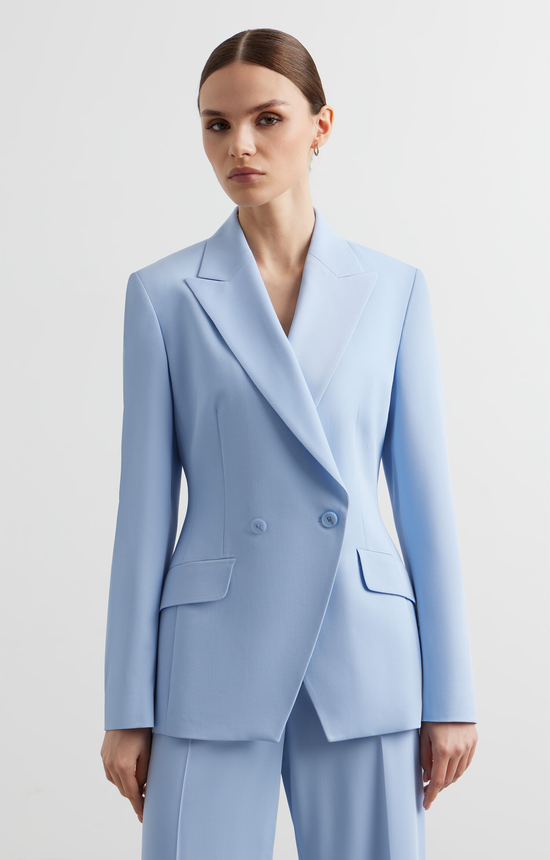 Dwurzędowa marynarka slim do garnituru - Mix&Match