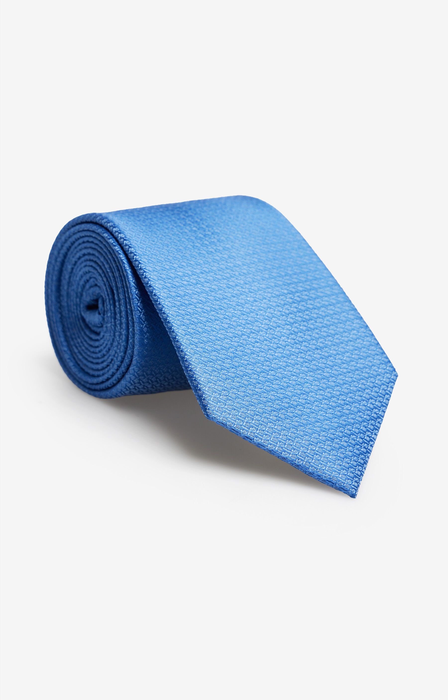 Jedwabny krawat w strukturalny wzór
