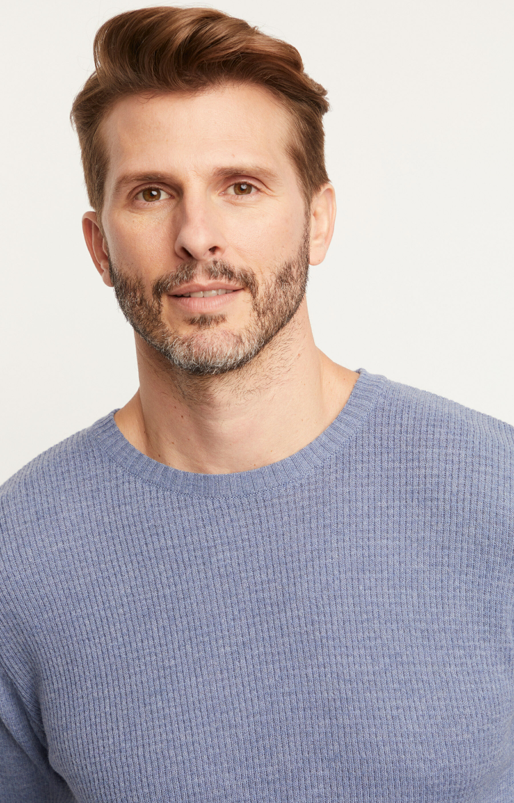 Bawełniany sweter round-neck - 4