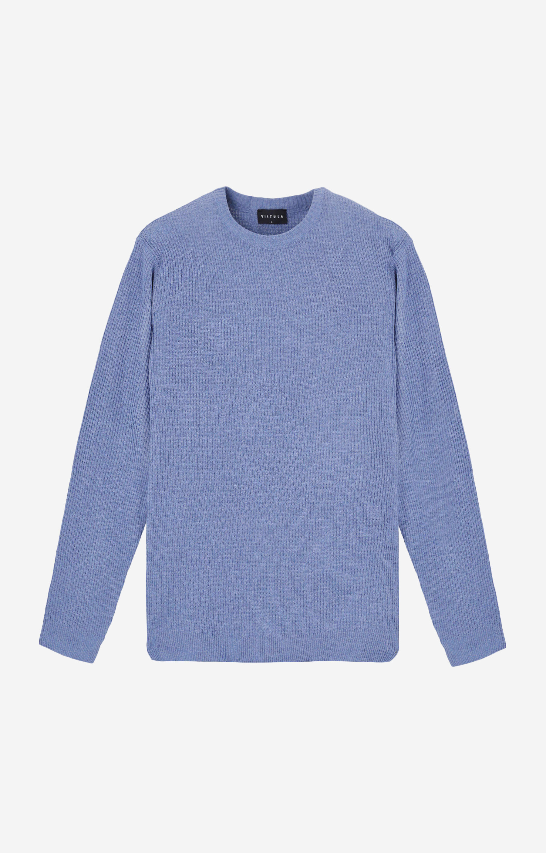 Bawełniany sweter round-neck - 5