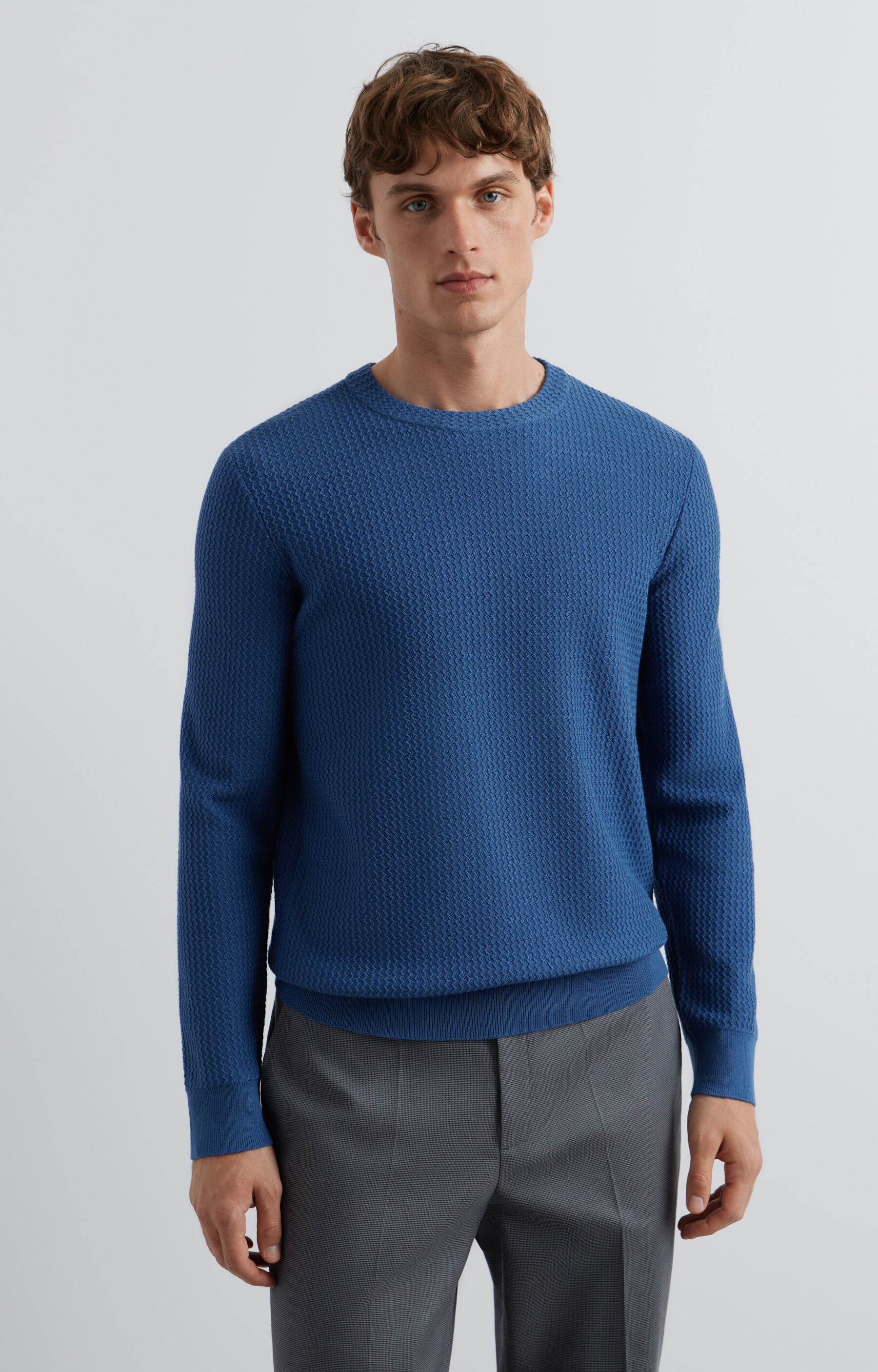 Sweter w mikrowzór