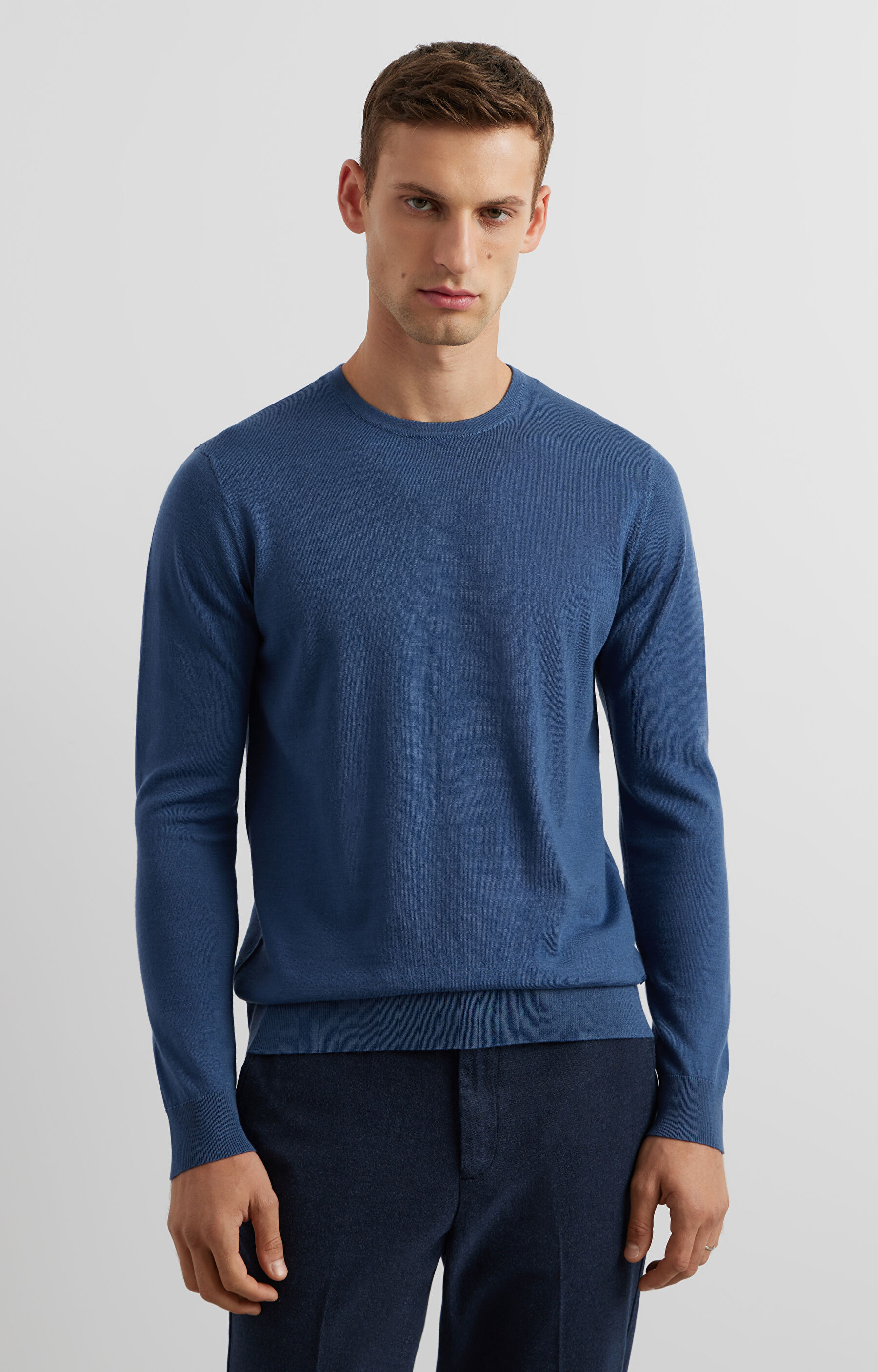 Gładki sweter