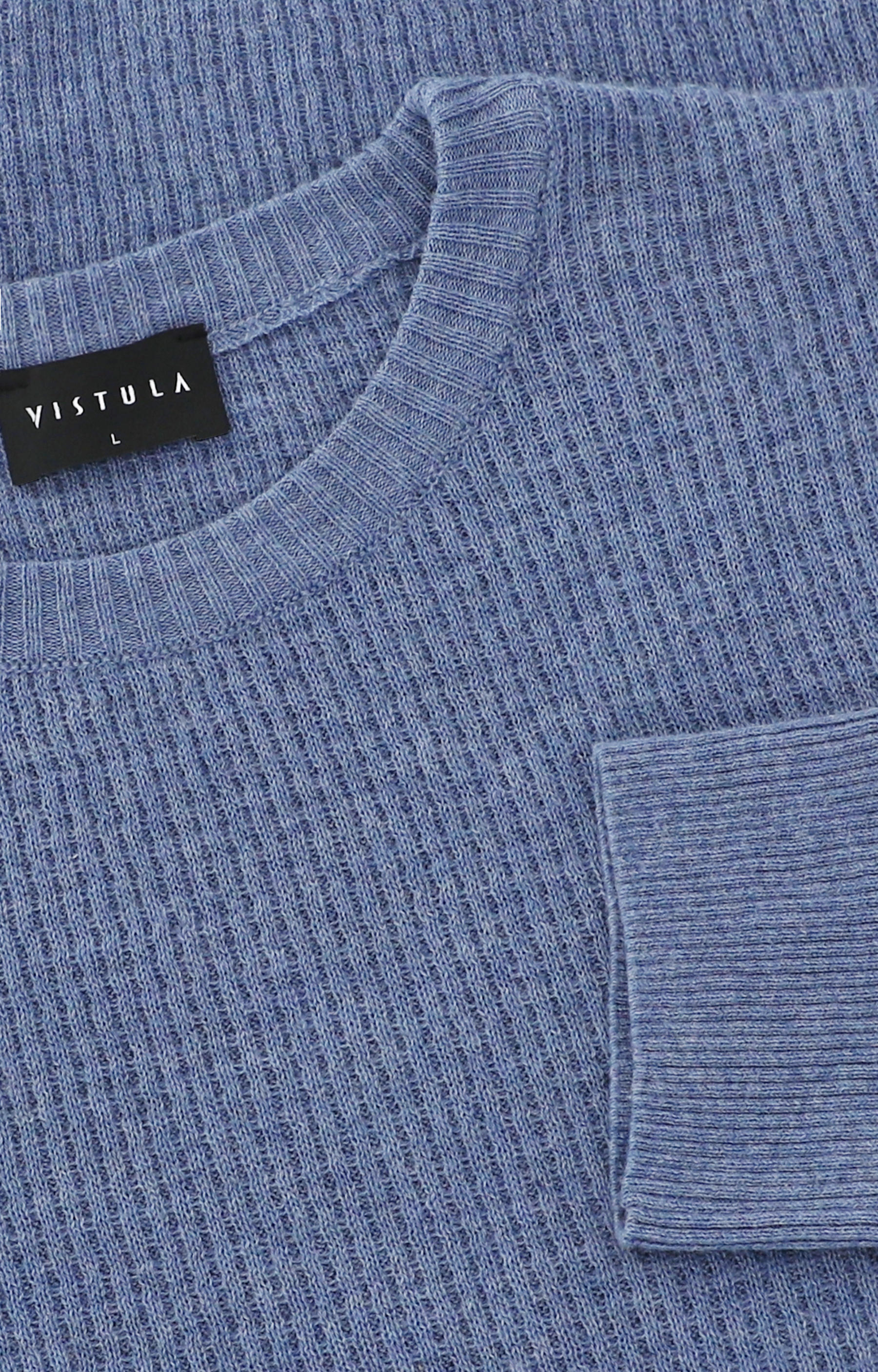 Bawełniany sweter round-neck - 6