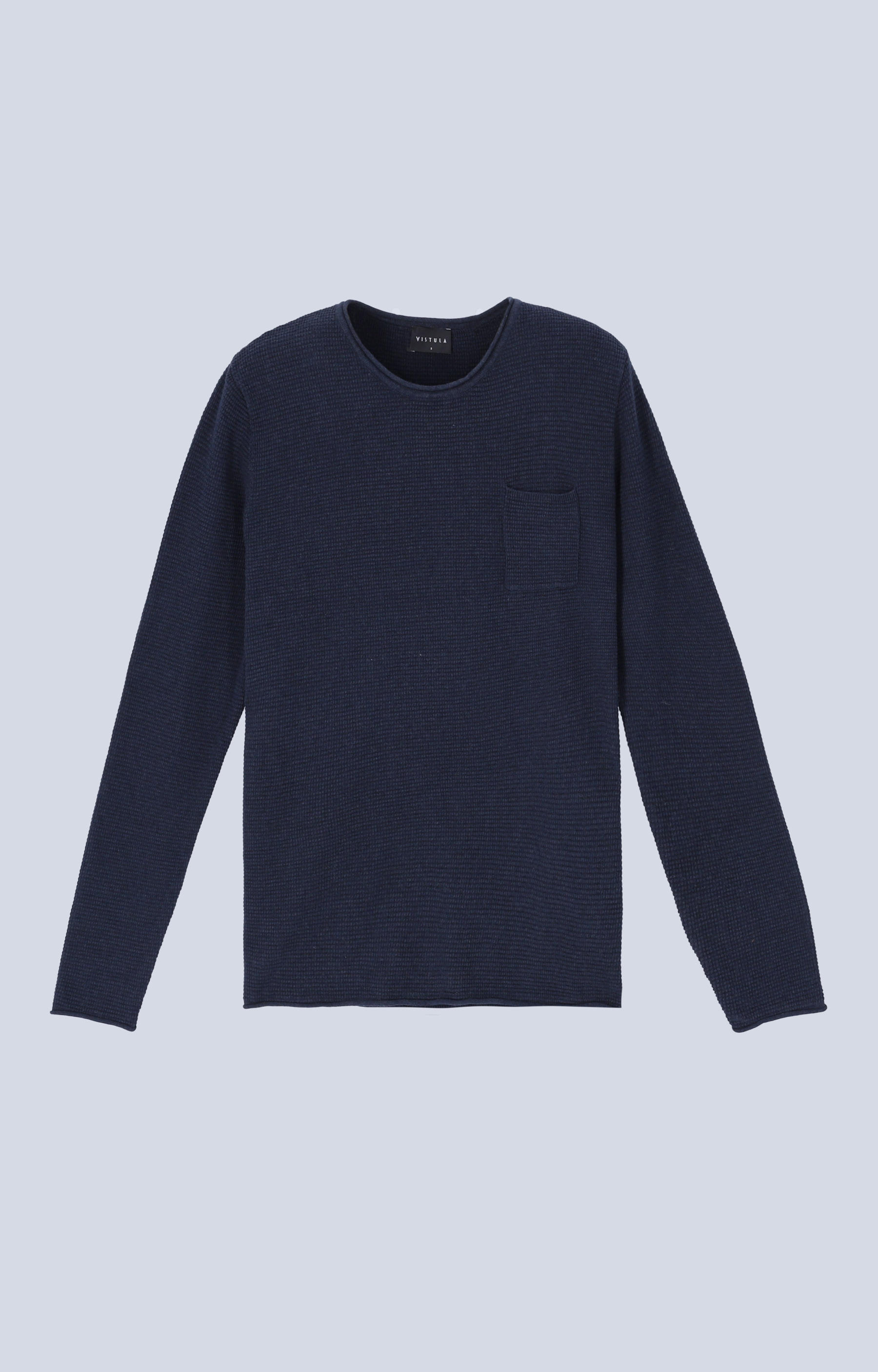 Bawełniany sweter round-neck - 4