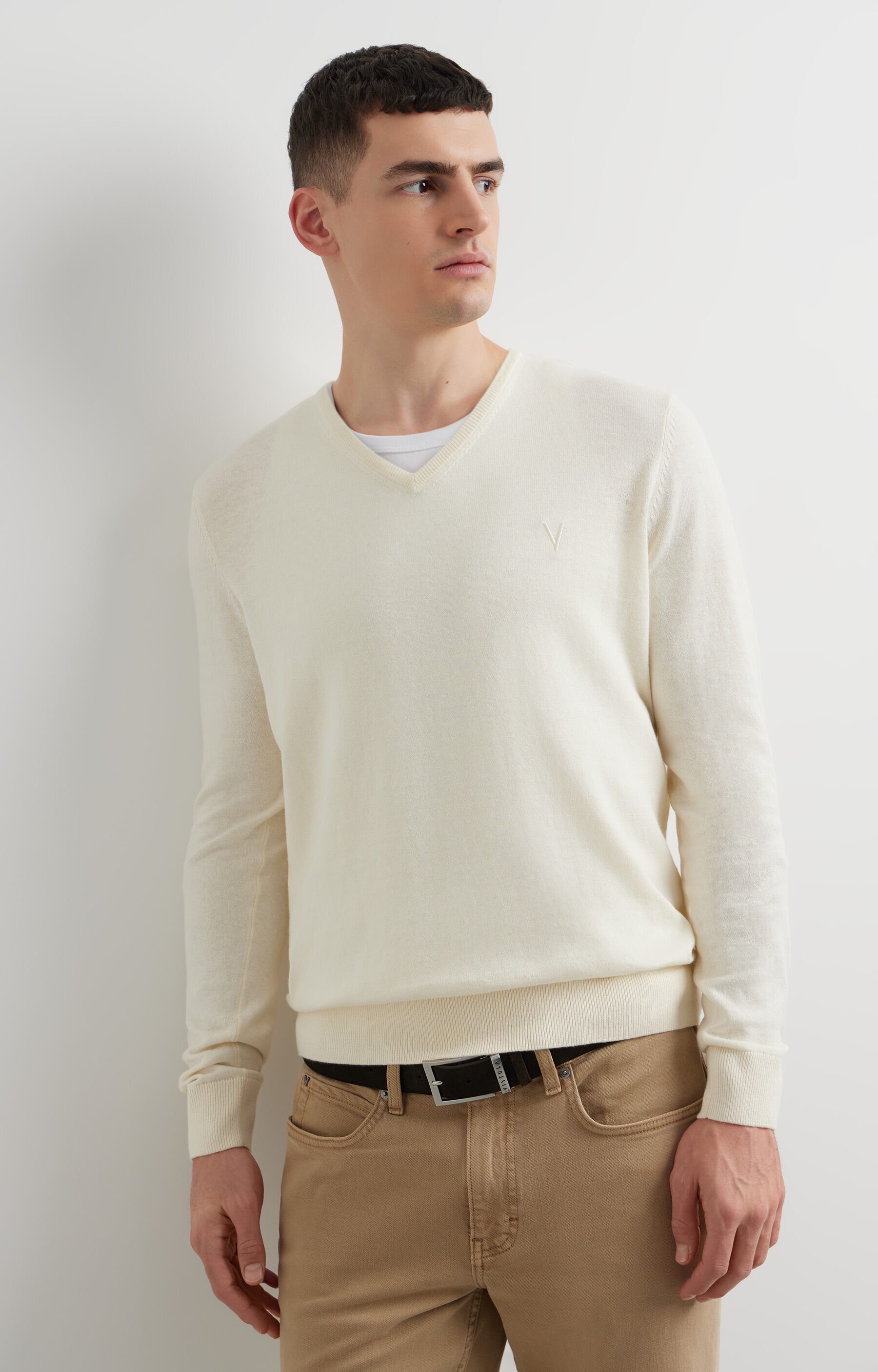 Sweter v-neck